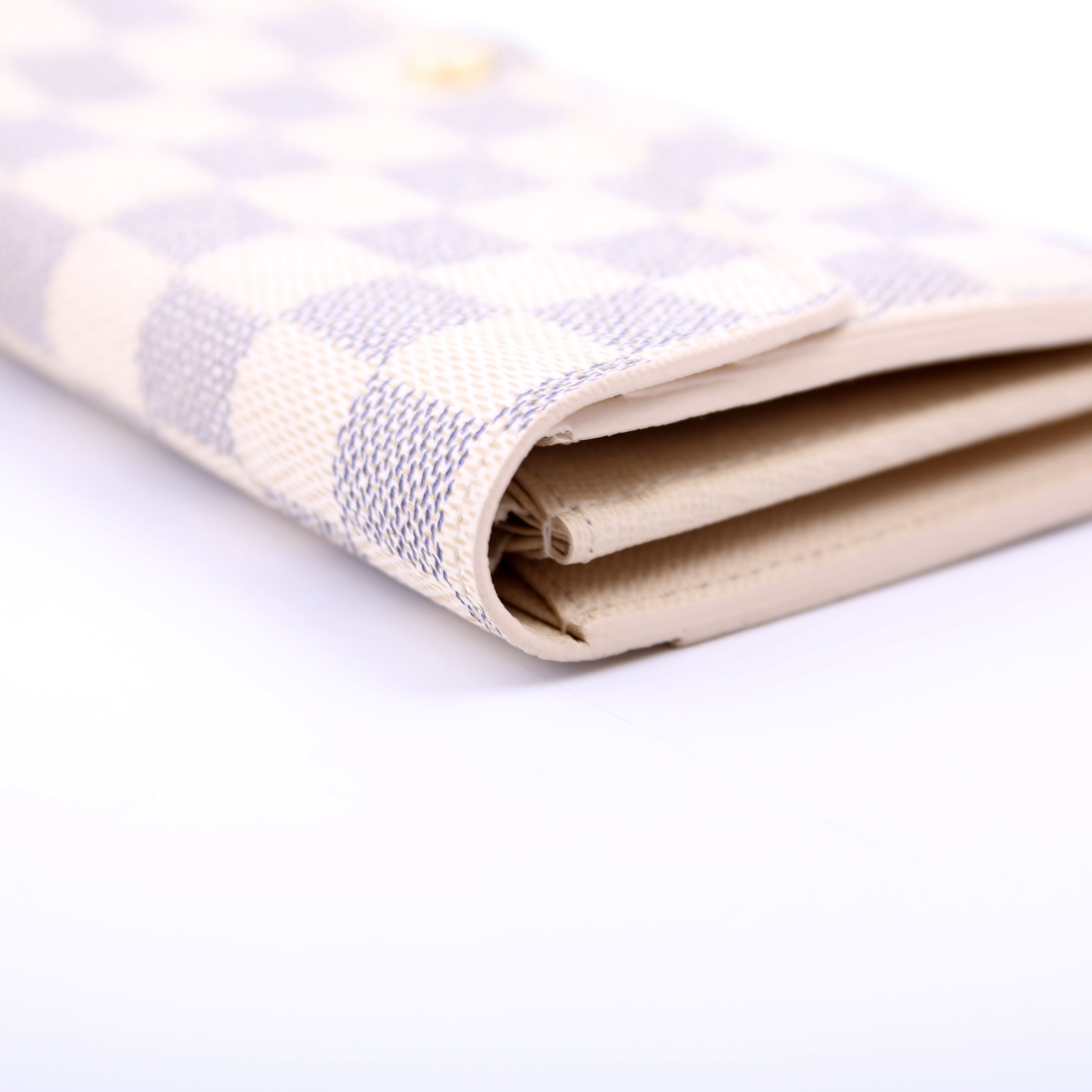 Sarah Wallet Damier Azur