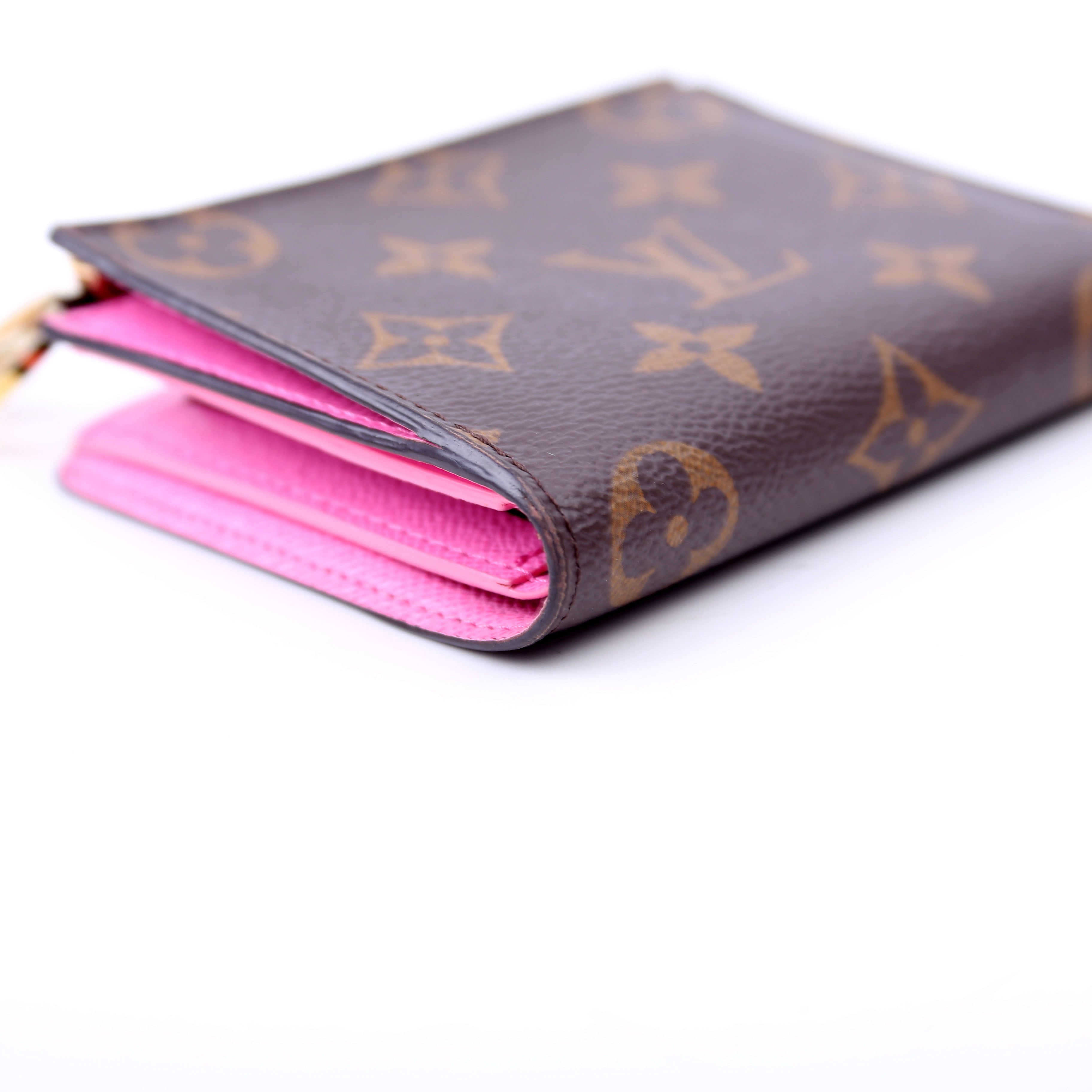 Lisa Wallet Monogram Pink