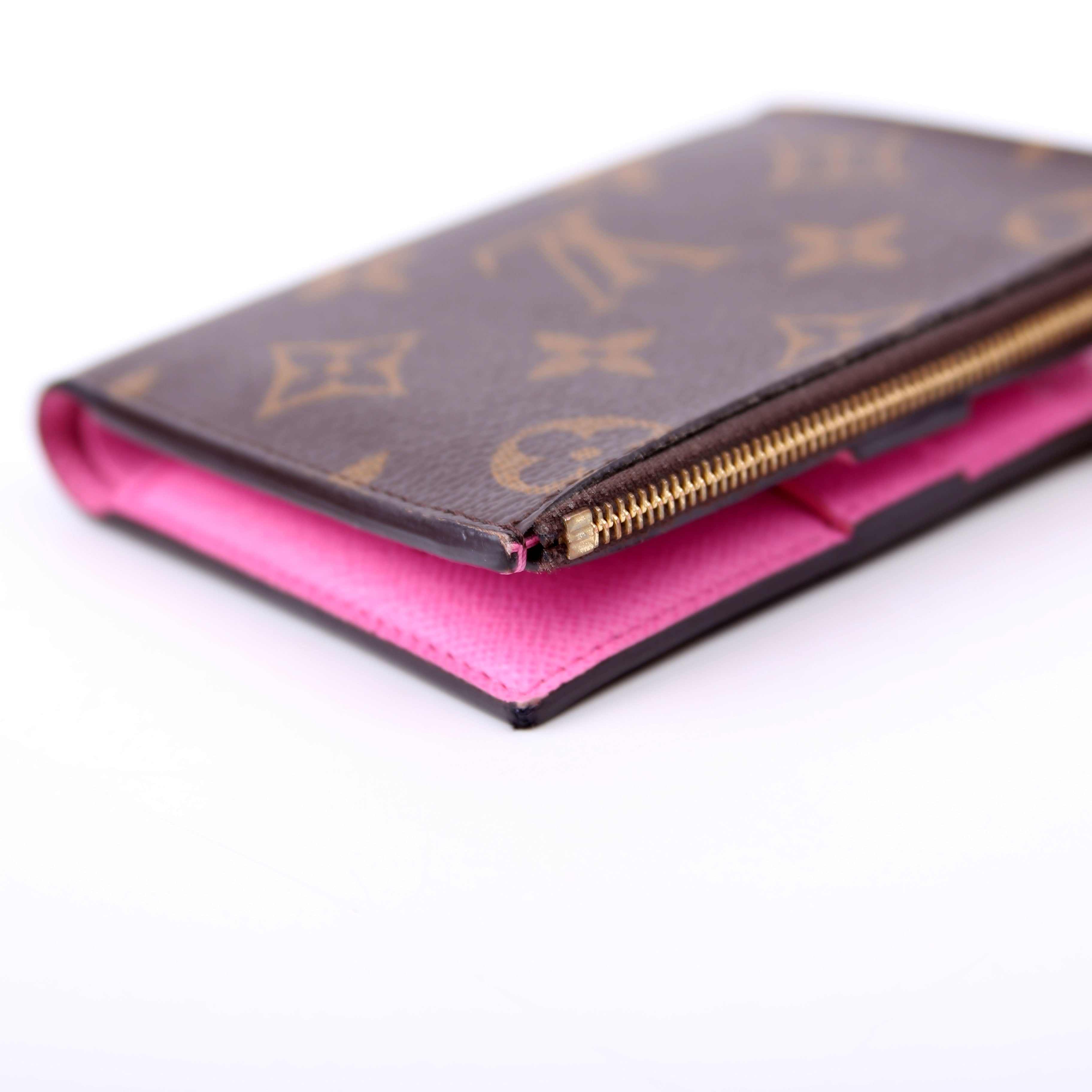 Lisa Wallet Monogram Pink