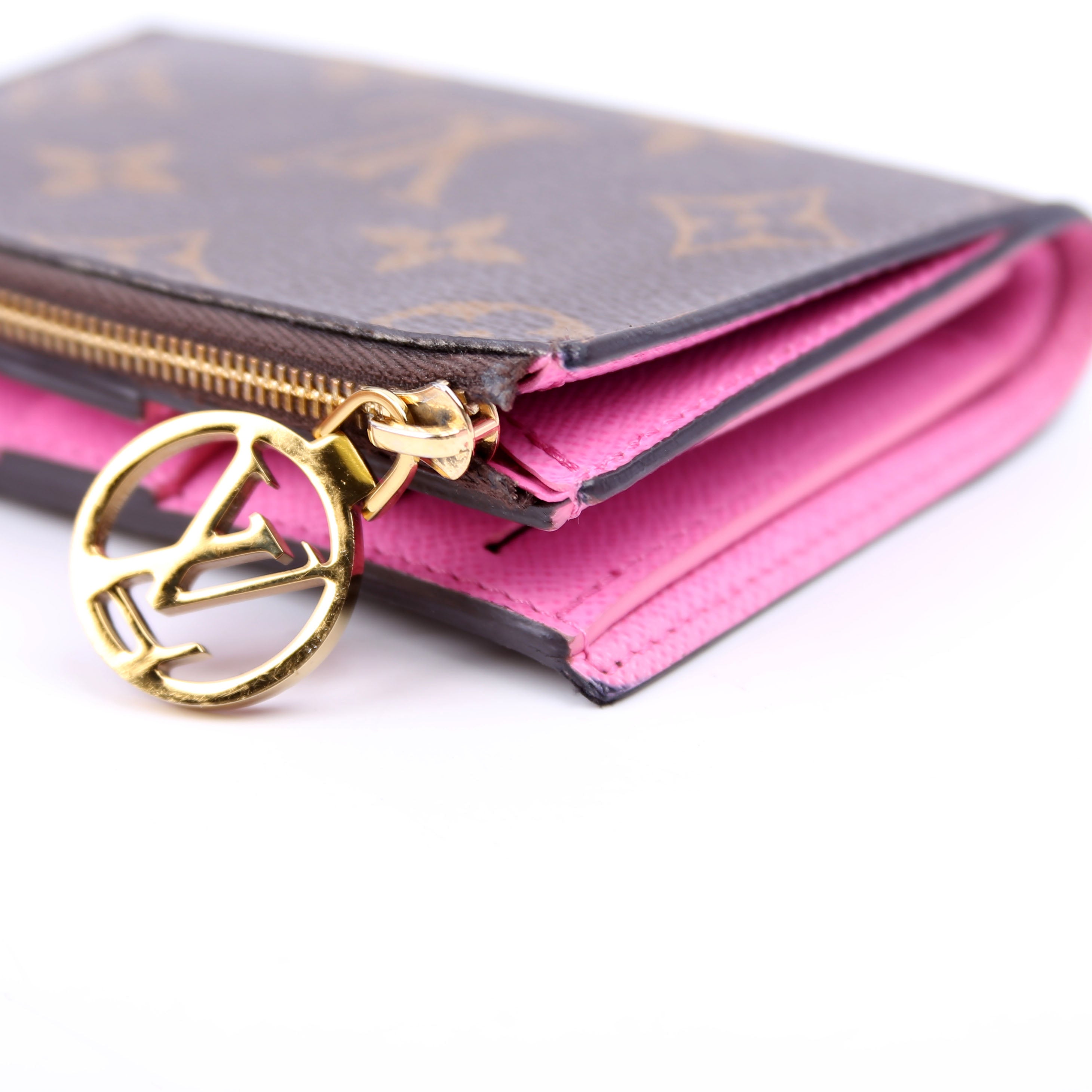 Lisa Wallet Monogram Pink
