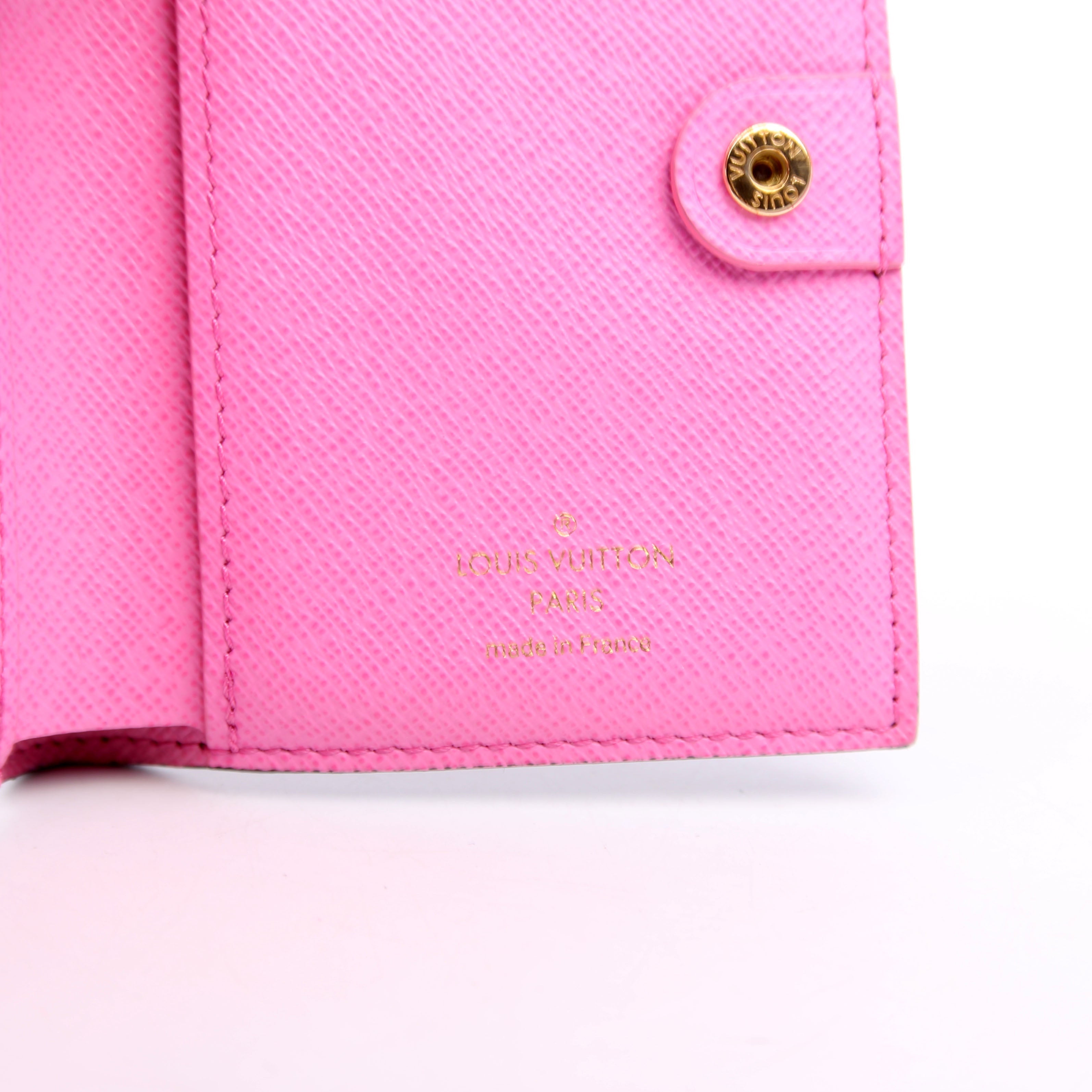 Lisa Wallet Monogram Pink