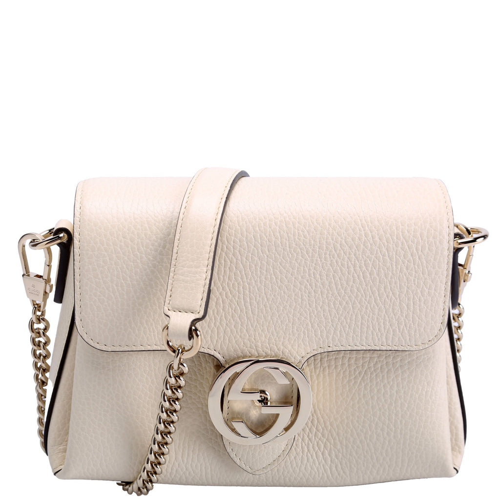 607720 Interlock Small Crossbody Cream