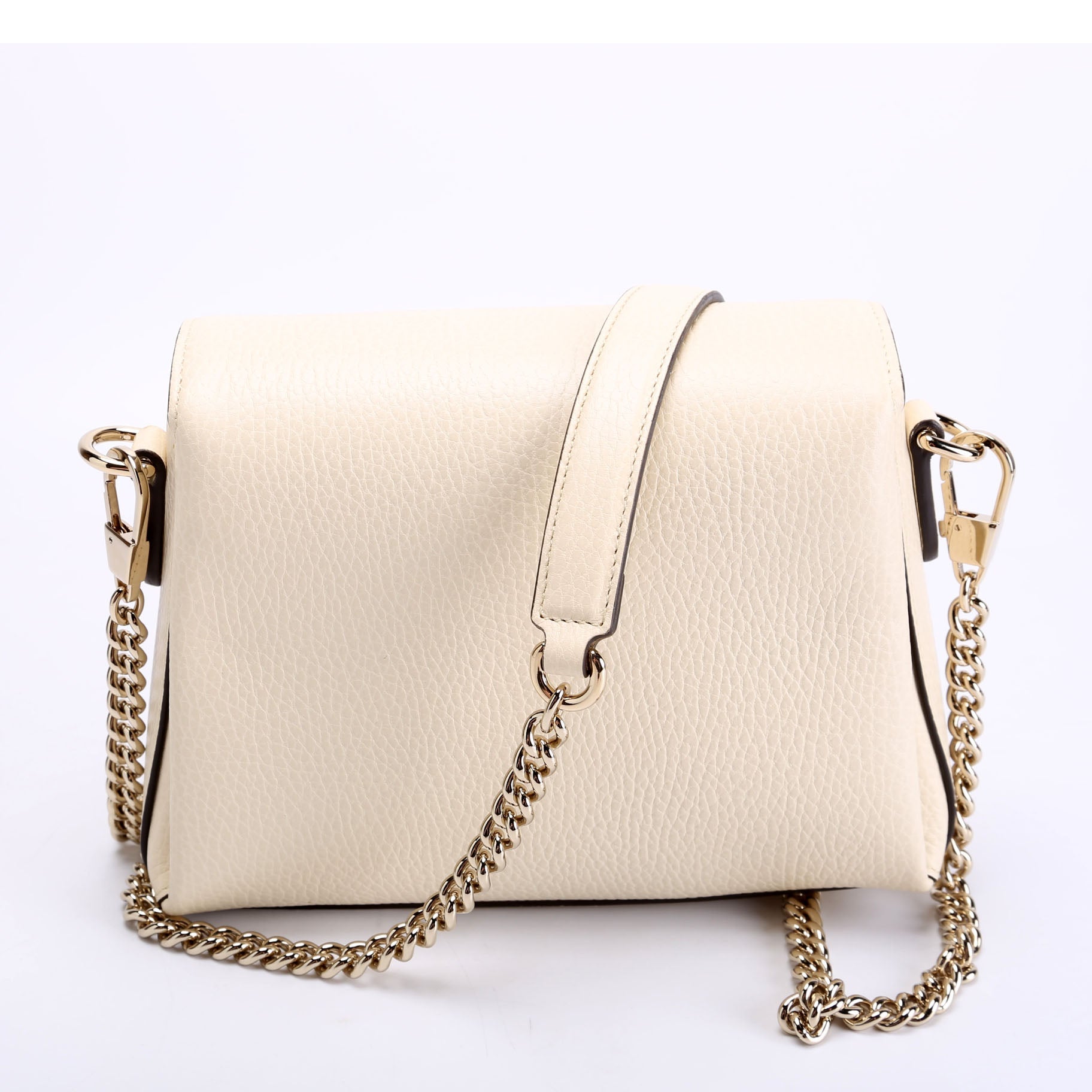 607720 Interlock Small Crossbody Cream