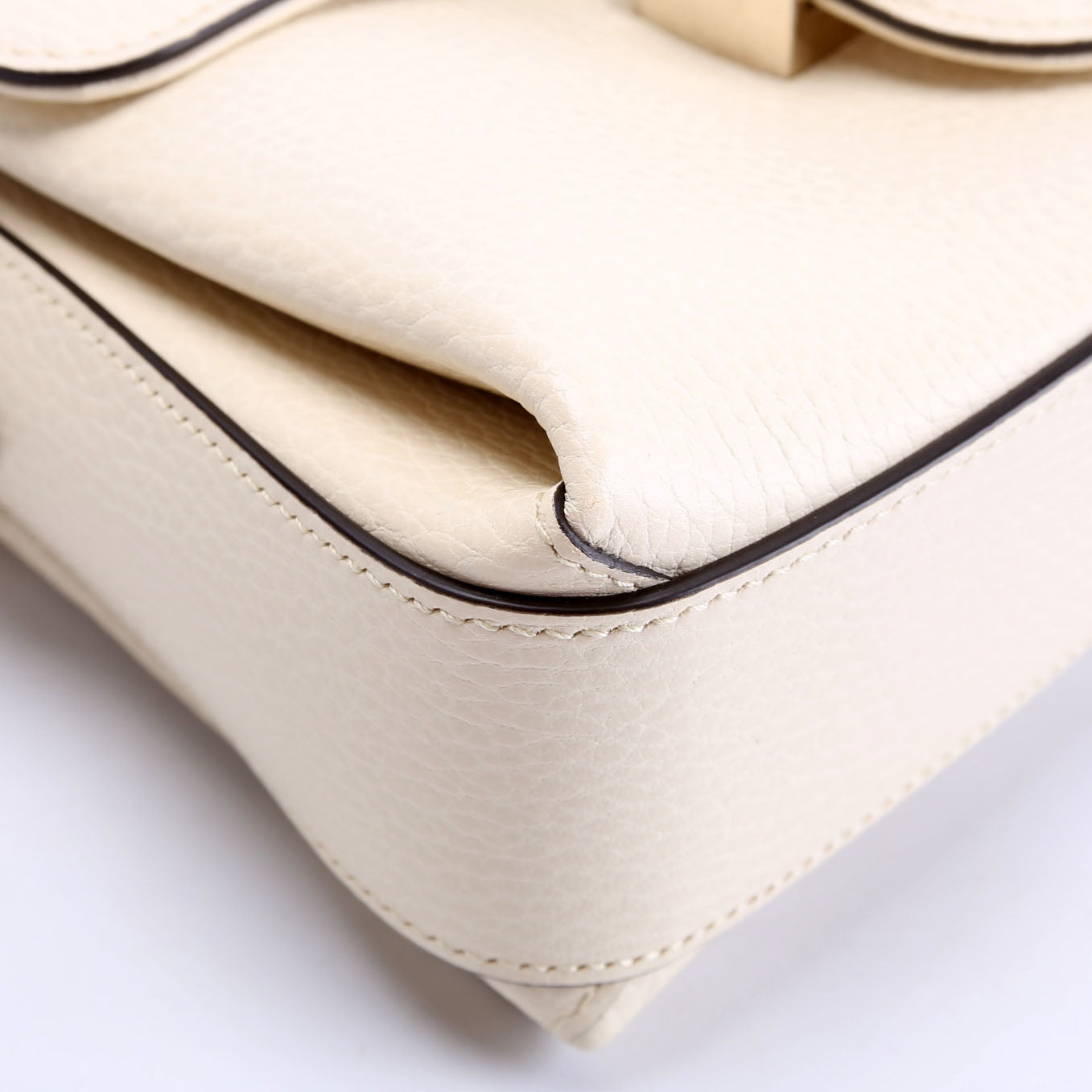 607720 Interlock Small Crossbody Cream