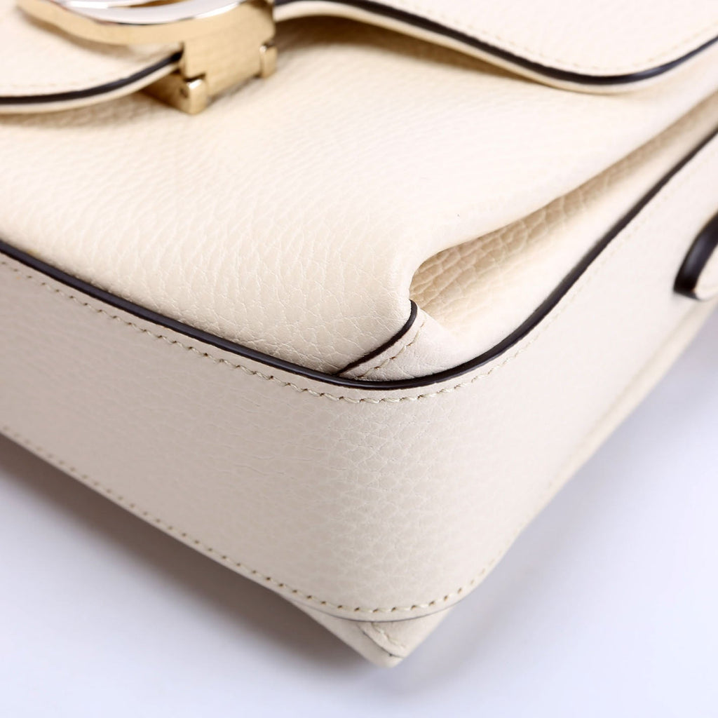 607720 Interlock Small Crossbody Cream