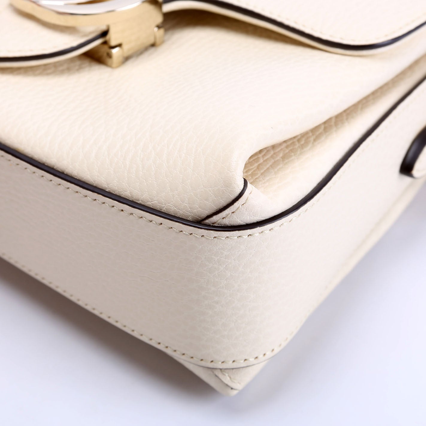 607720 Interlock Small Crossbody Cream