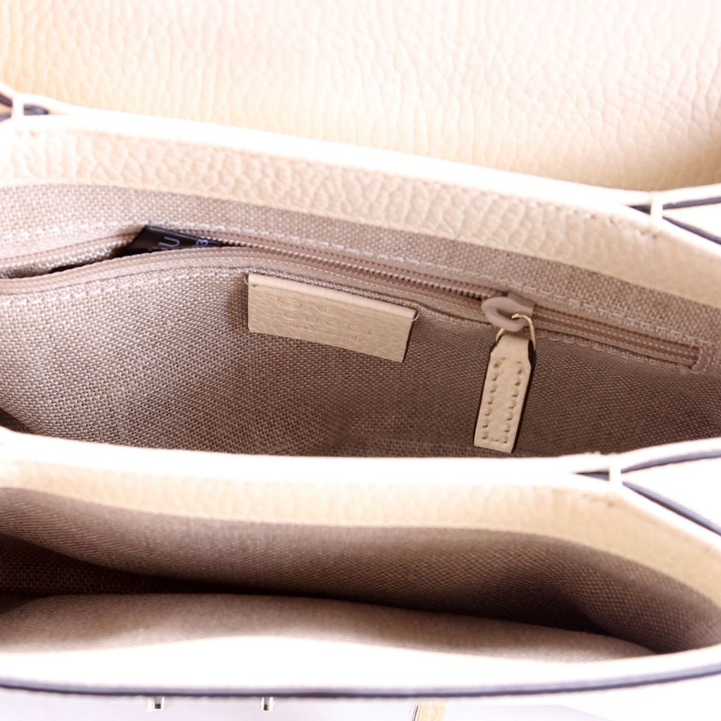 607720 Interlock Small Crossbody Cream