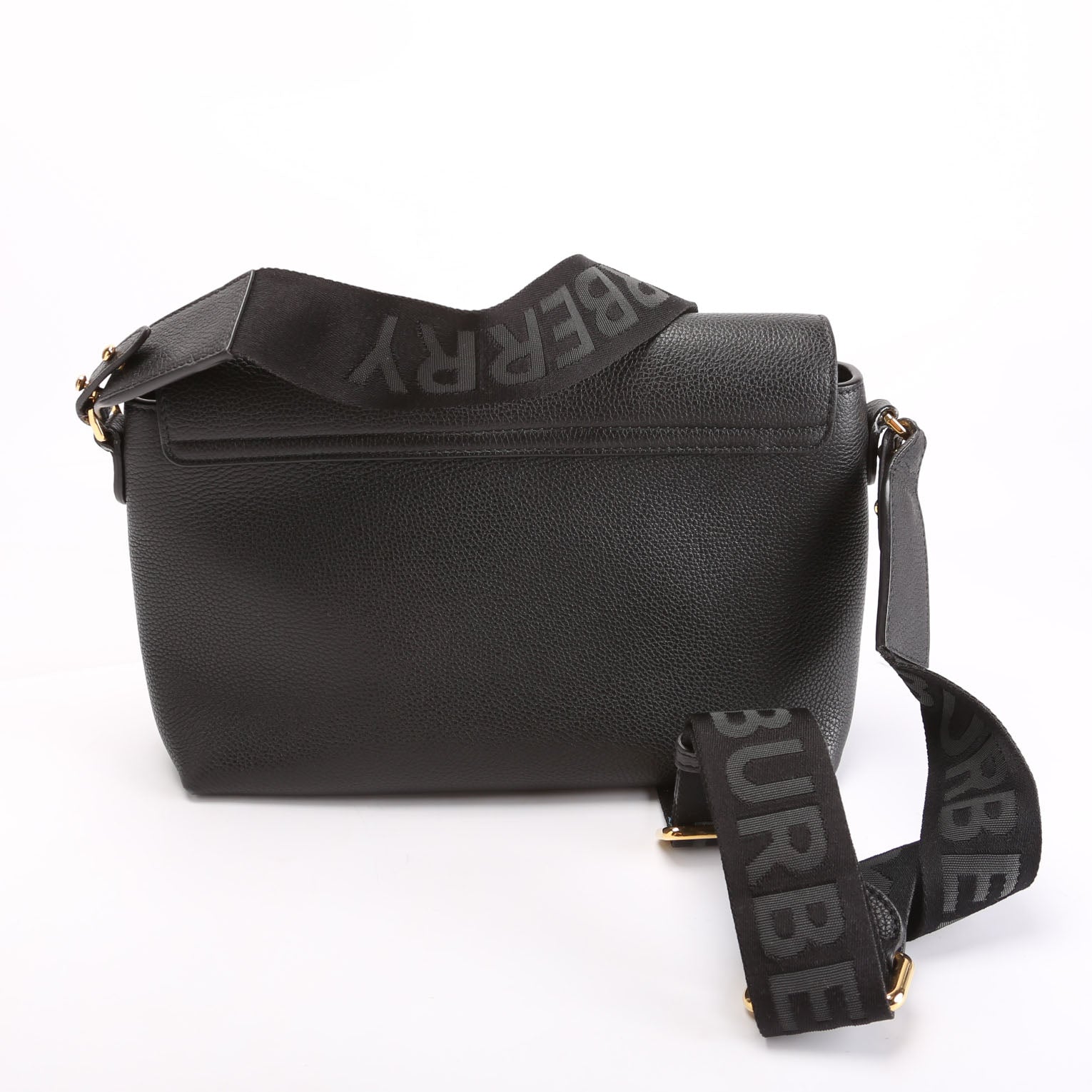 Vintage Check Note Crossbody Bag Black
