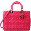 Lady Dior Large Lambskin Pink