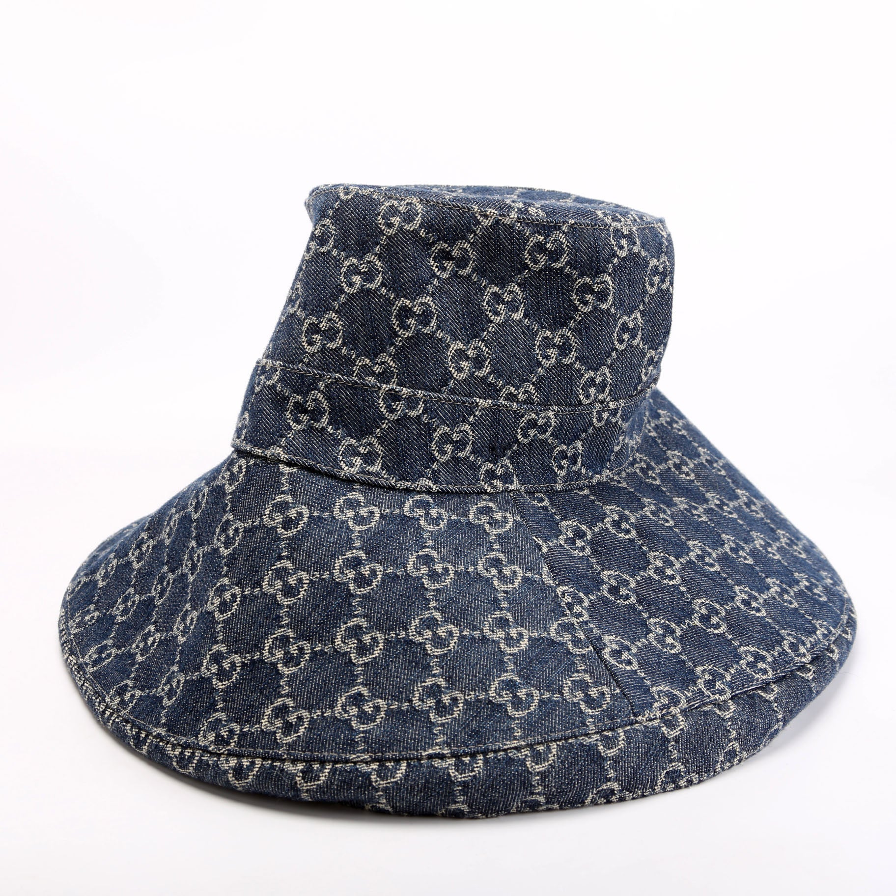 Wide Brim Denim Size Medium
