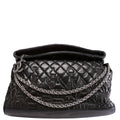 Paris-Moscow Red Square Kremlin Fold-Over Large Lambskin 12M Black