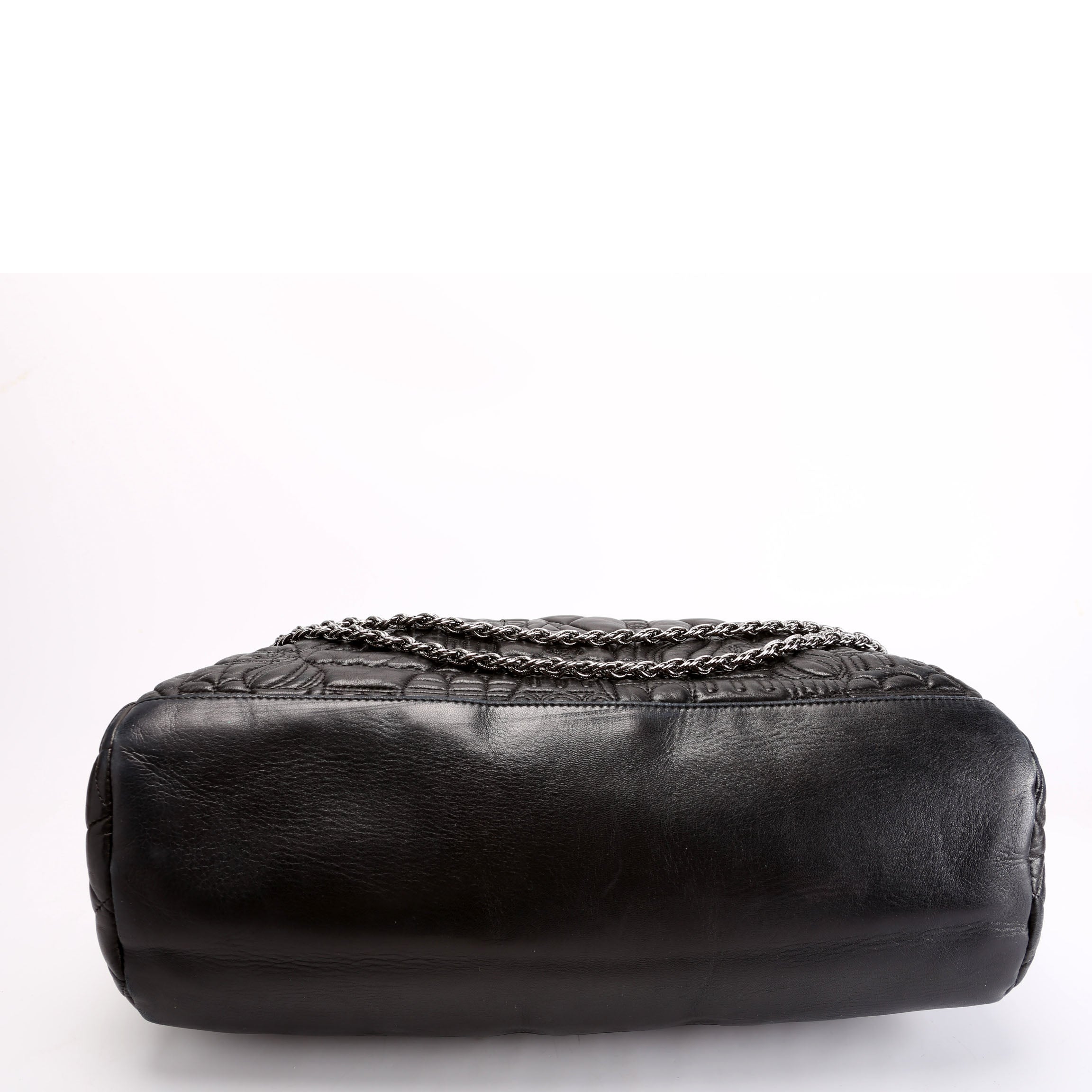 Paris-Moscow Red Square Kremlin Fold-Over Large Lambskin 12M Black