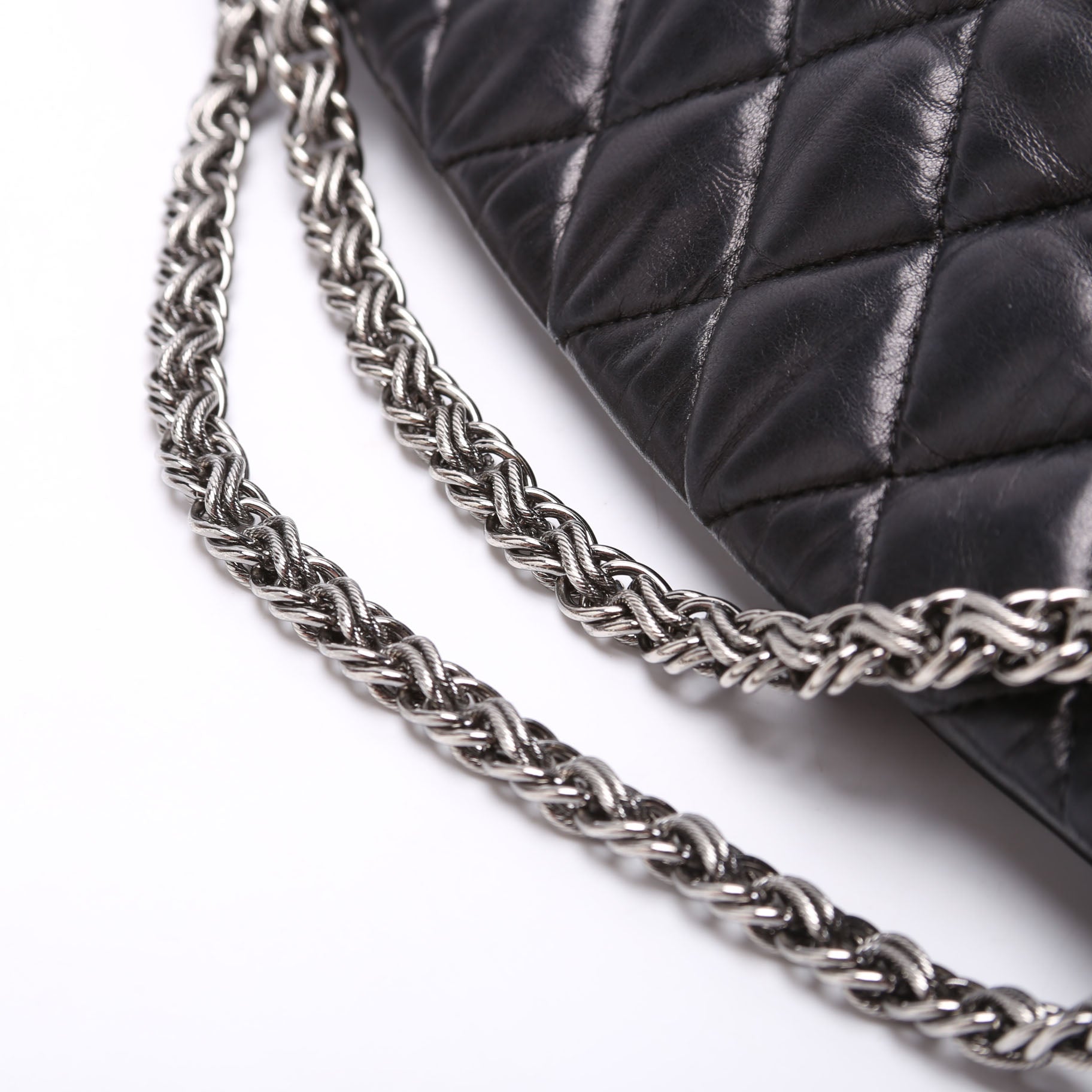 Paris-Moscow Red Square Kremlin Fold-Over Large Lambskin 12M Black