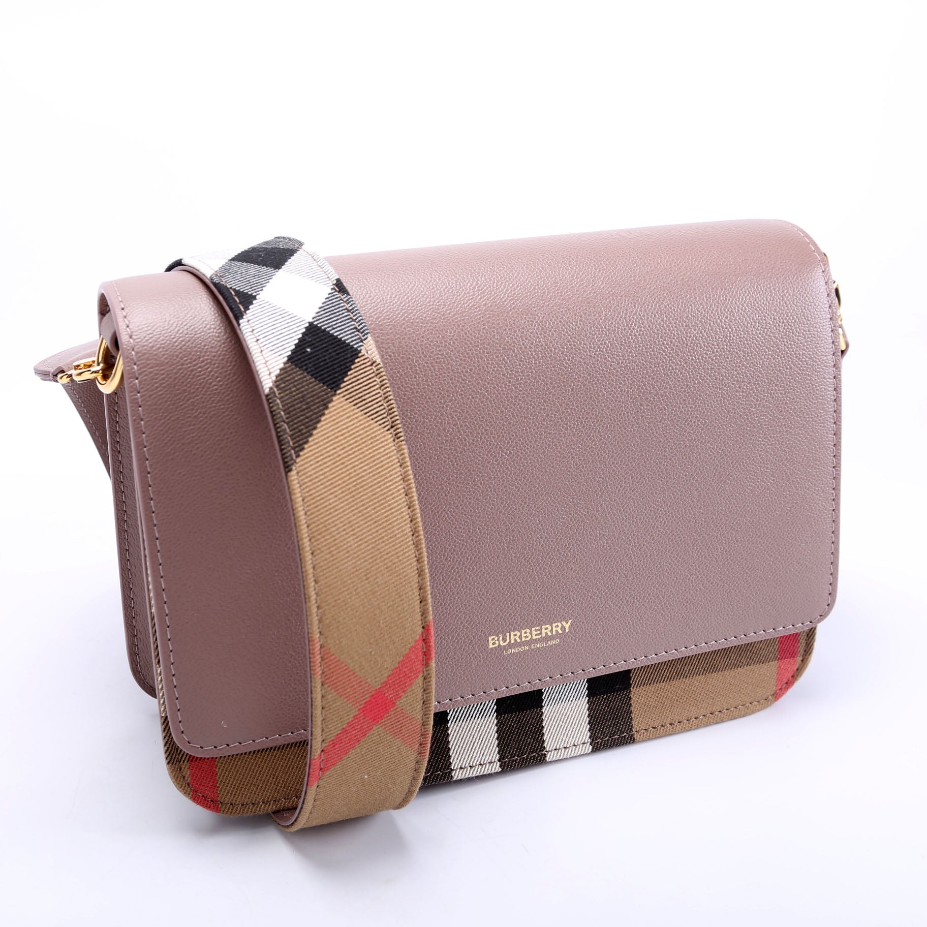 Mackford Shoulder Vintage Check Taupe