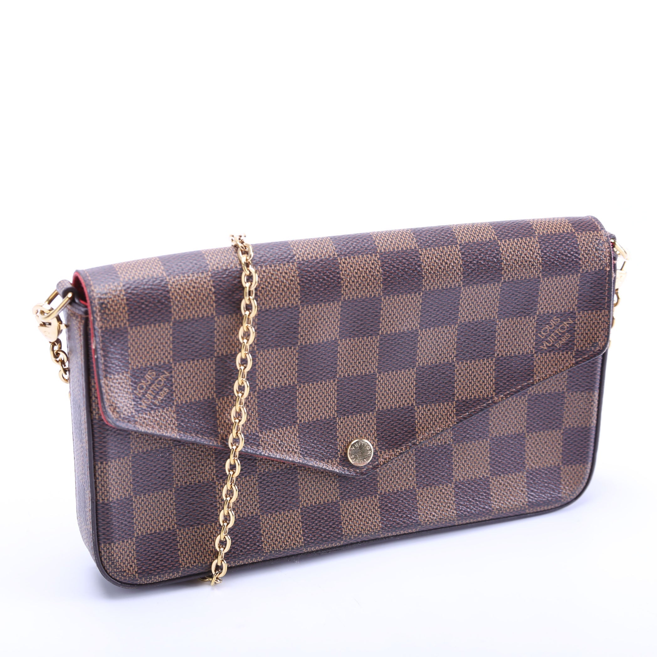 Pochette Felicie Damier Ebene