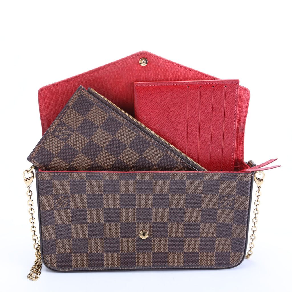 Pochette Felicie Damier Ebene
