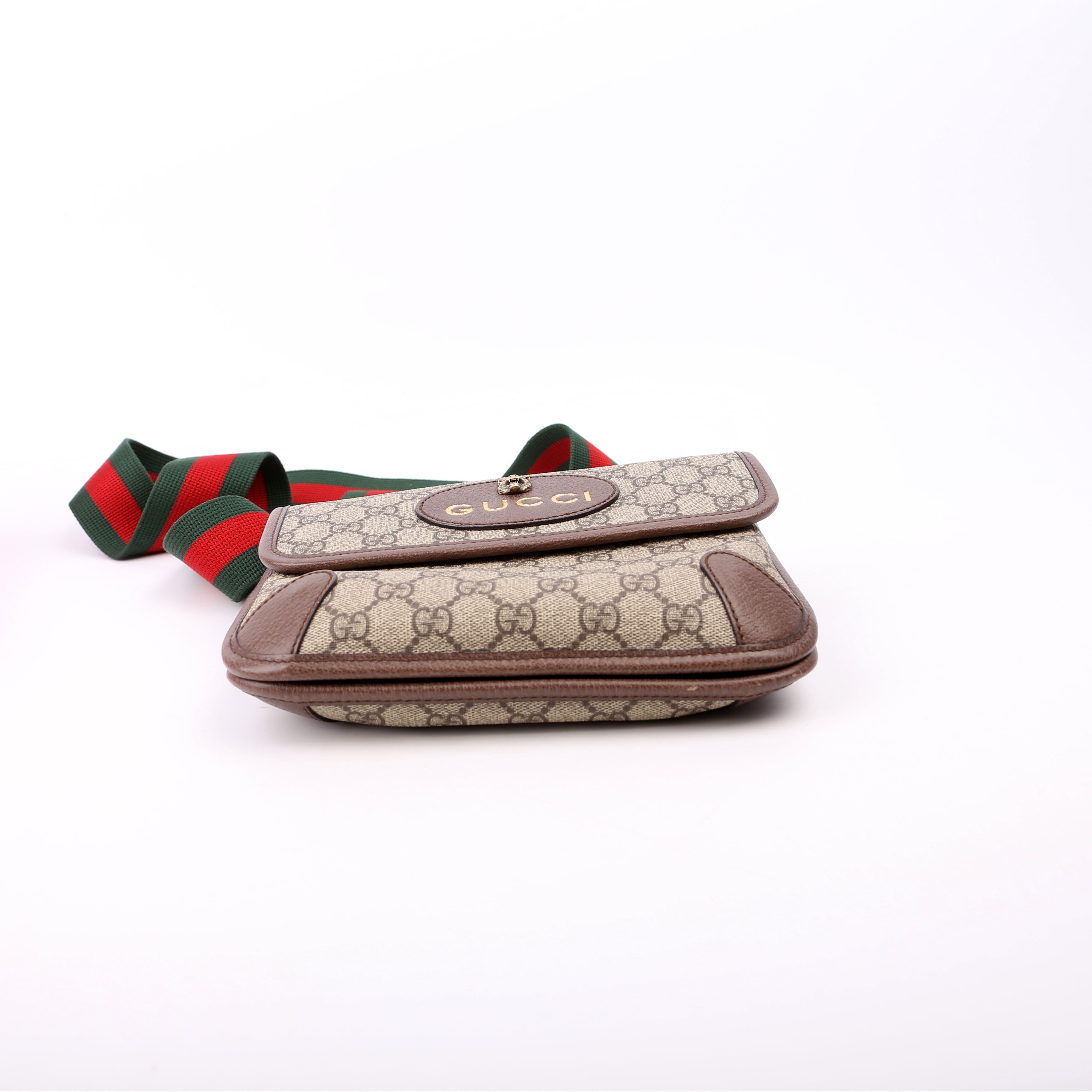 Gucci 501050 GG Supreme Neo Messenger Small Brown
