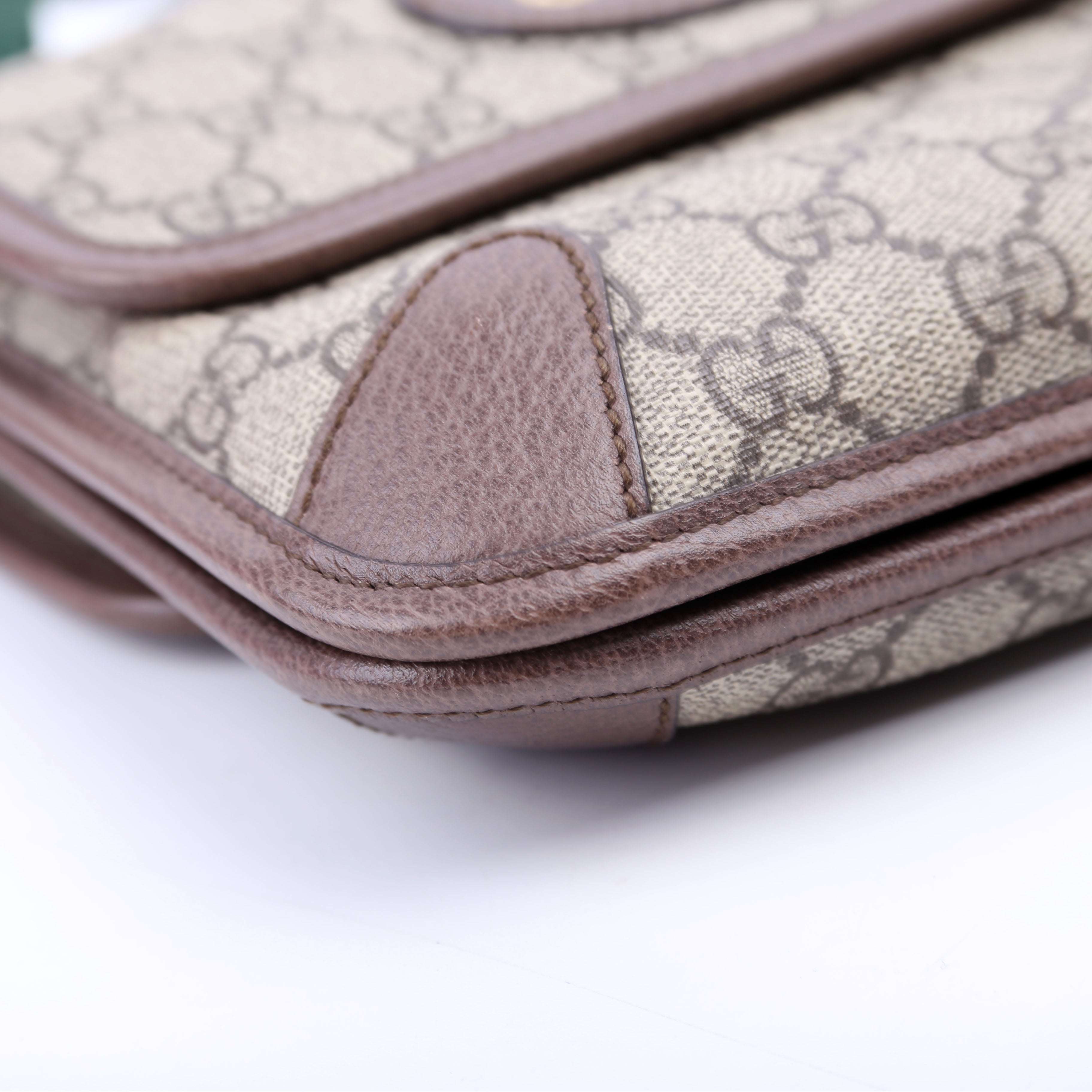 Gucci 501050 GG Supreme Neo Messenger Small Brown