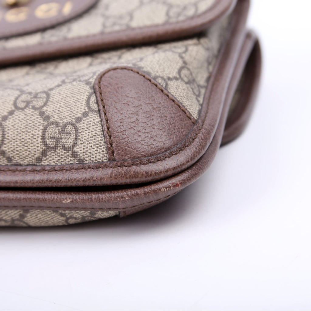 Gucci 501050 GG Supreme Neo Messenger Small Brown