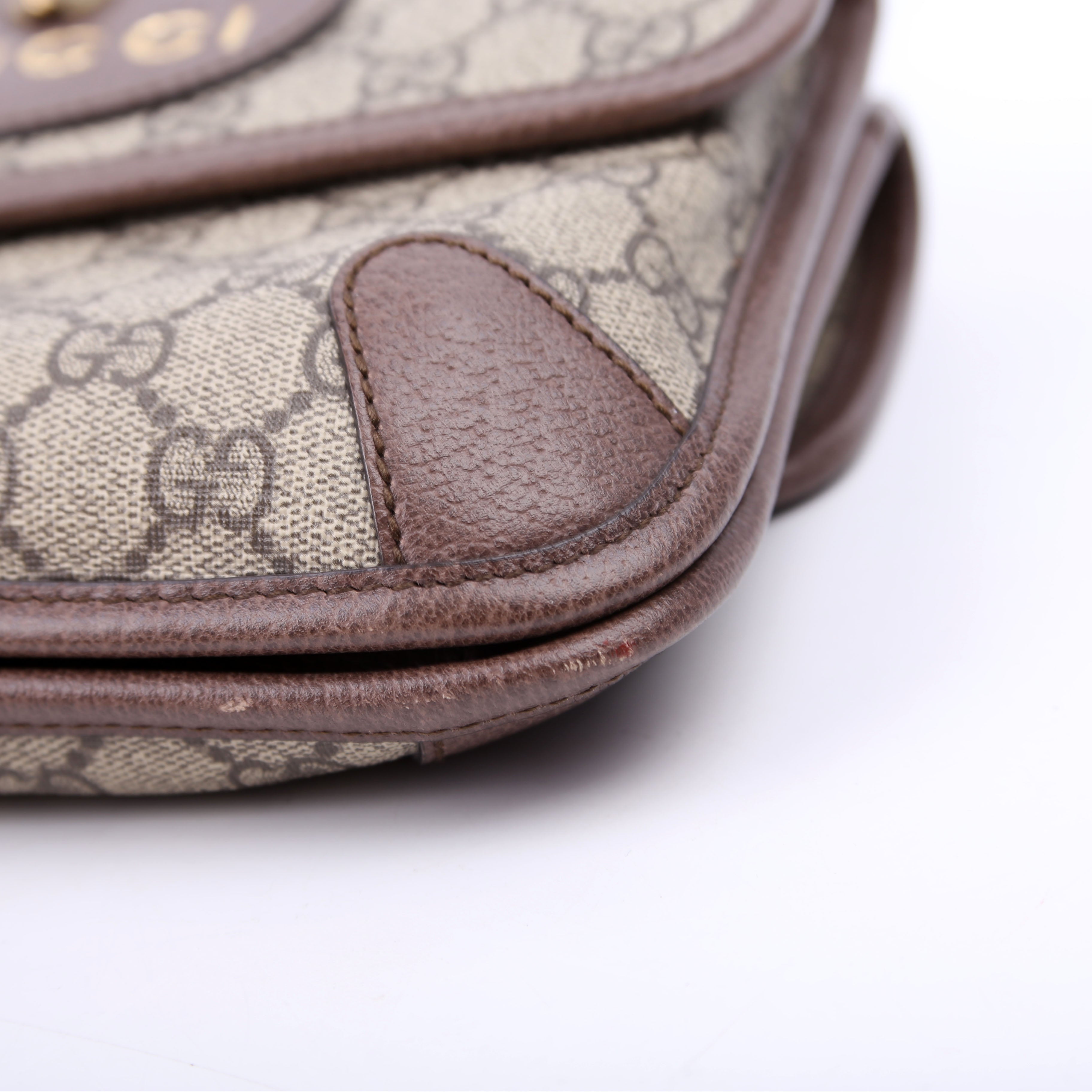 Gucci 501050 GG Supreme Neo Messenger Small Brown