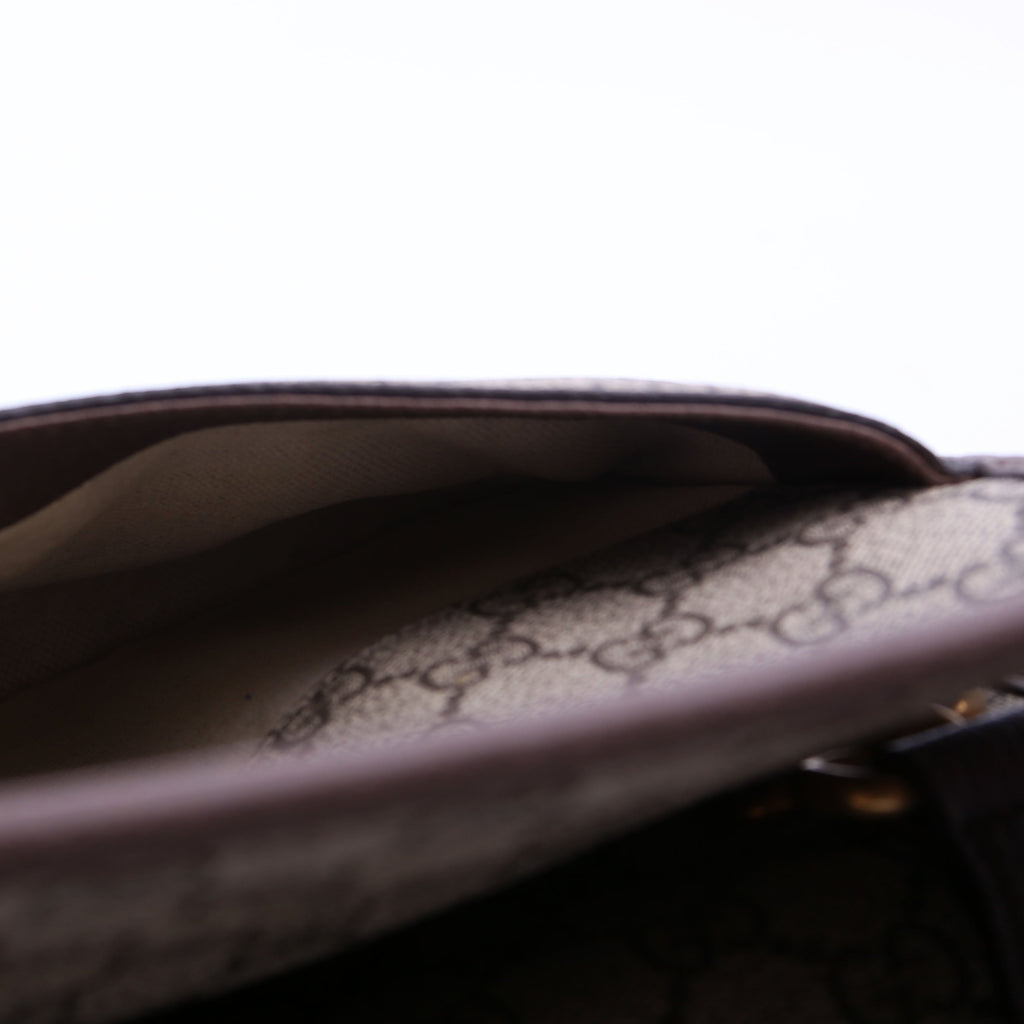 Gucci 501050 GG Supreme Neo Messenger Small Brown