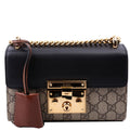 409487 Padlock GG Supreme Small Black