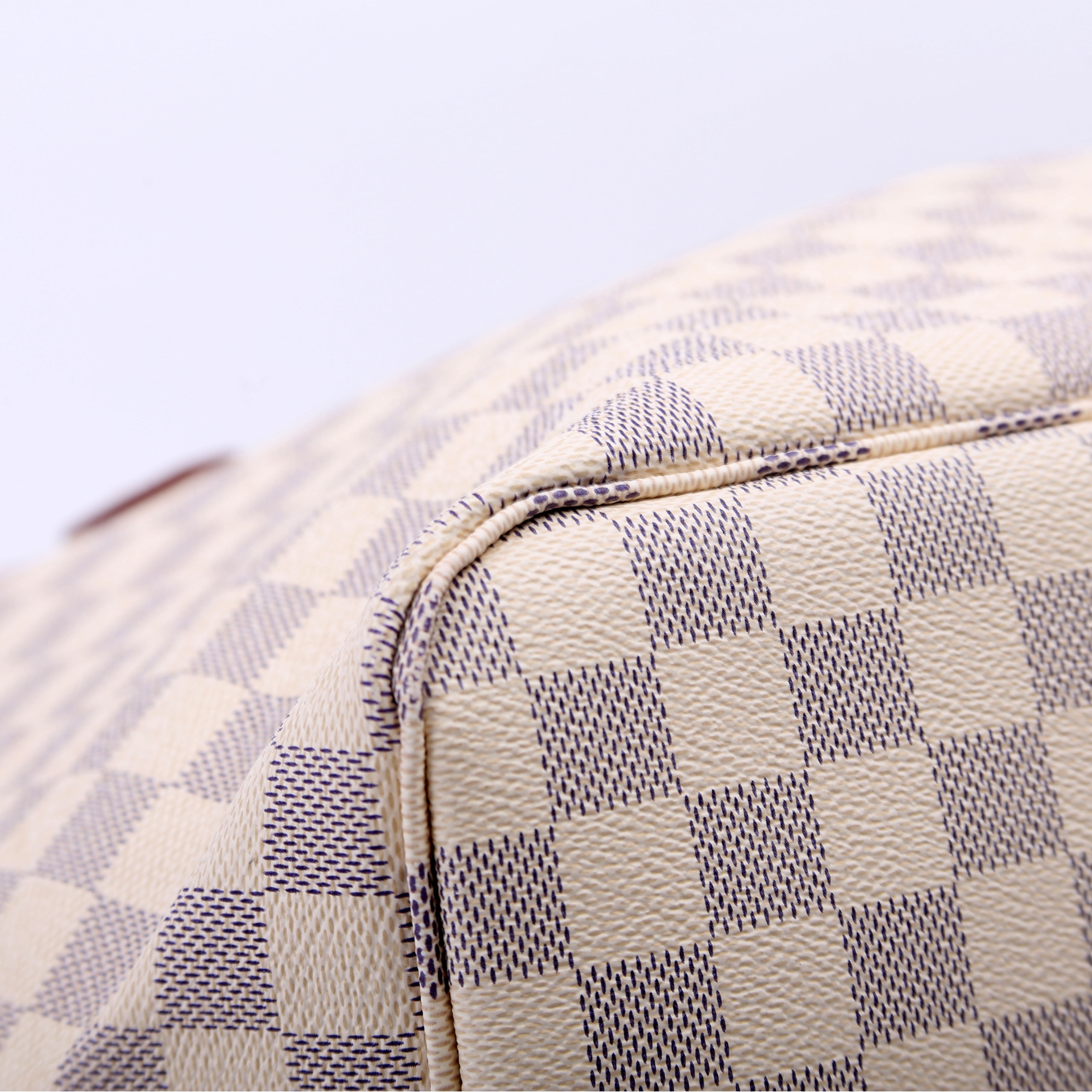 Neverfull With Wallet MM Damier Azur Pink