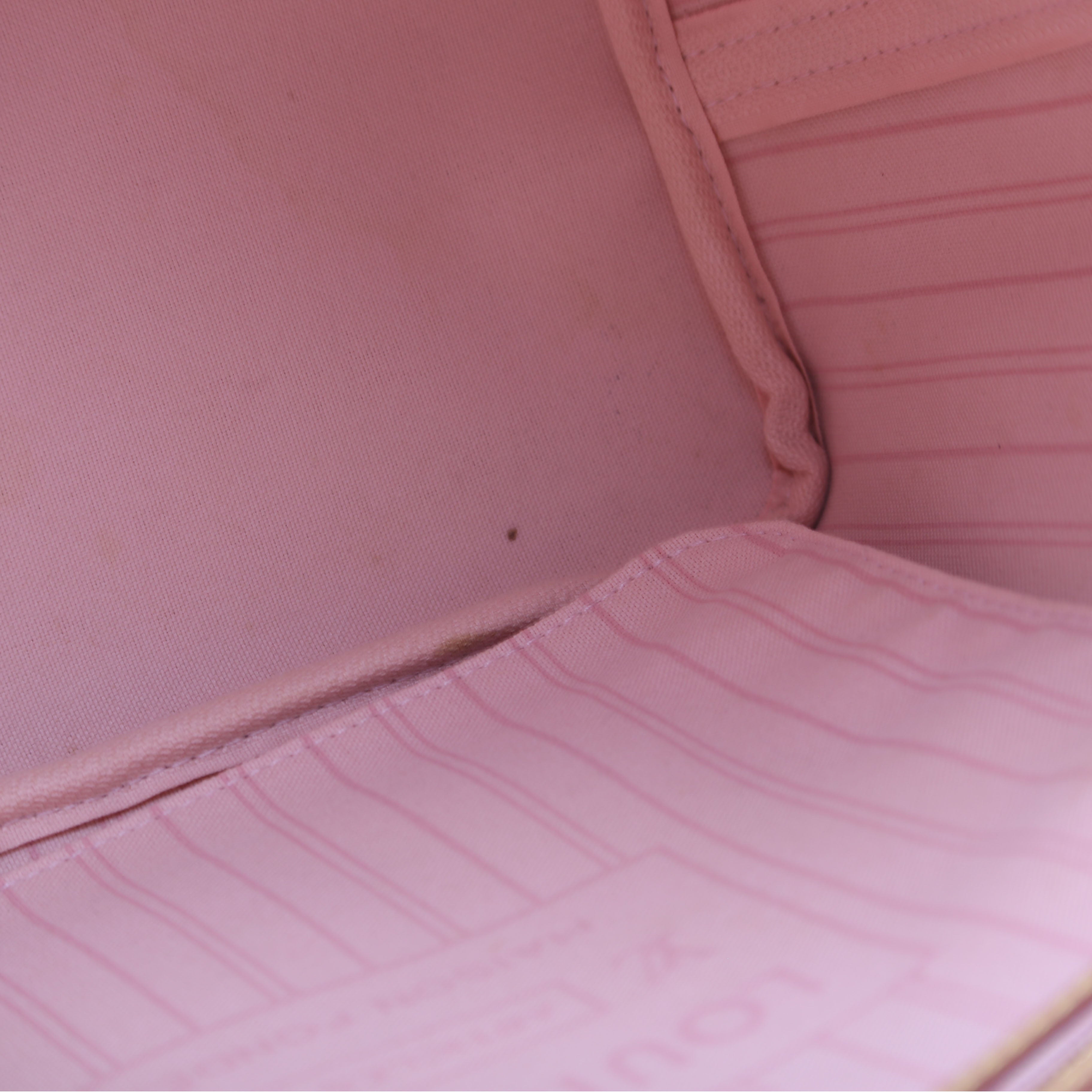 Neverfull With Wallet MM Damier Azur Pink