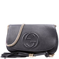 336752 Soho Chain Crossbody Medium Black