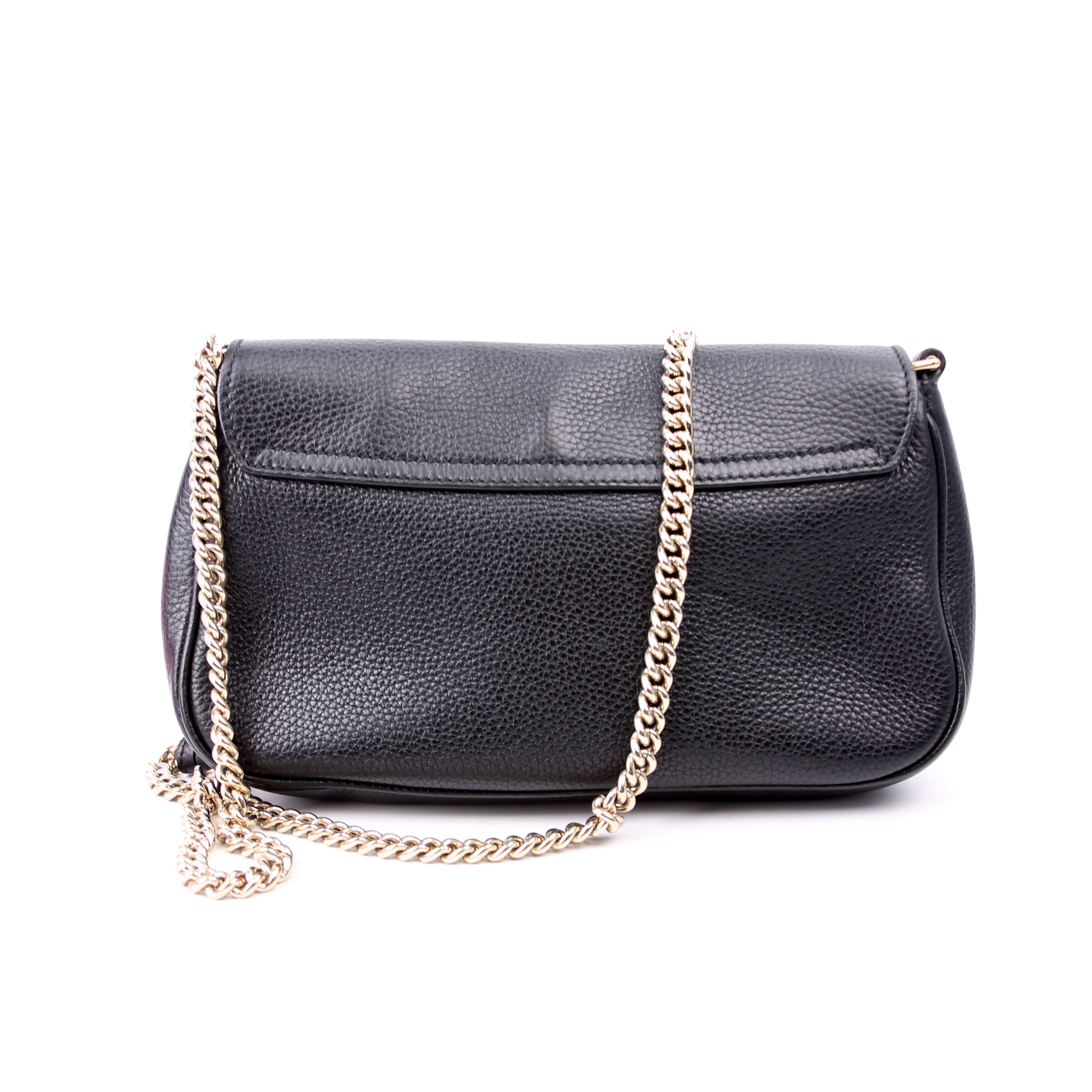 336752 Soho Chain Crossbody Medium Black