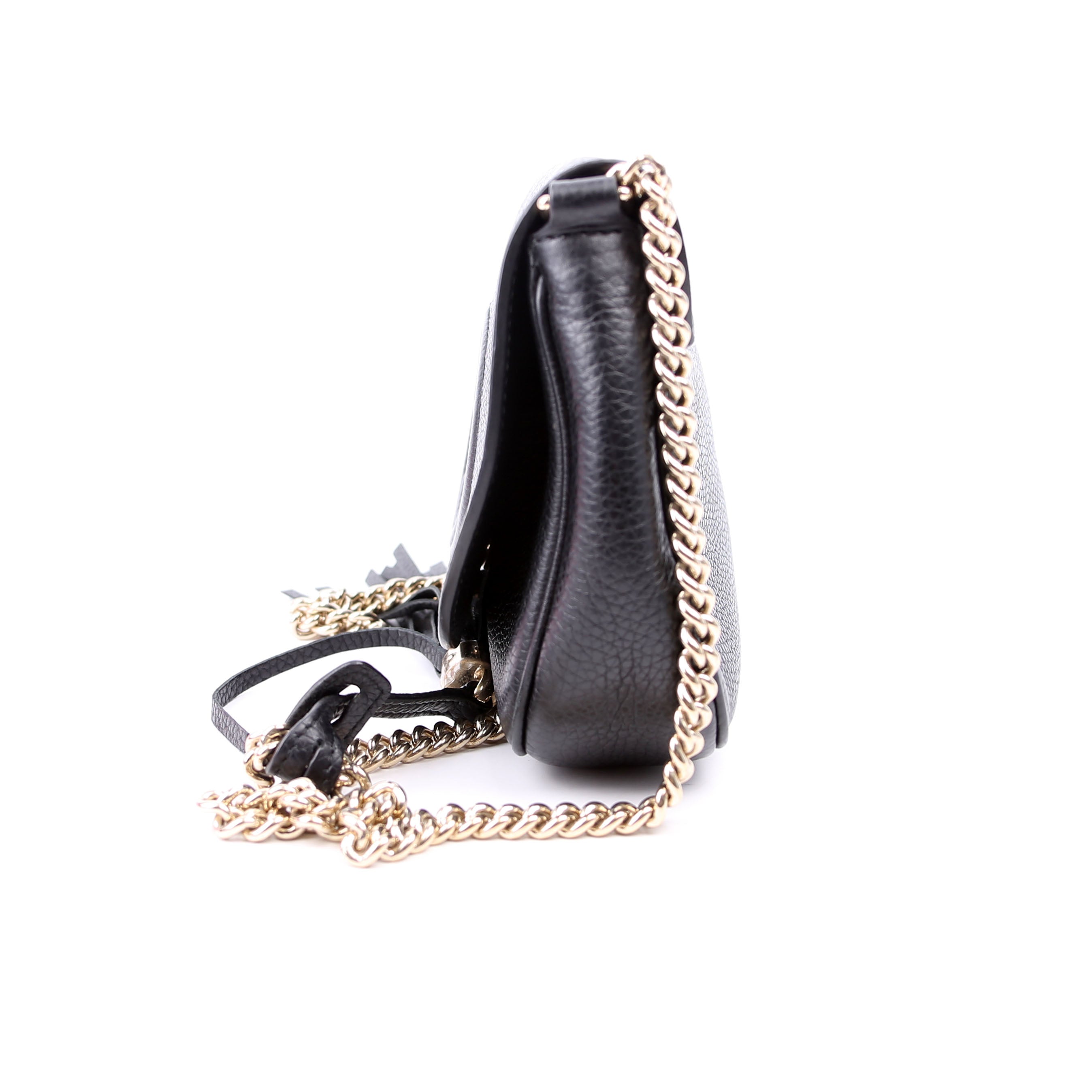 336752 Soho Chain Crossbody Medium Black