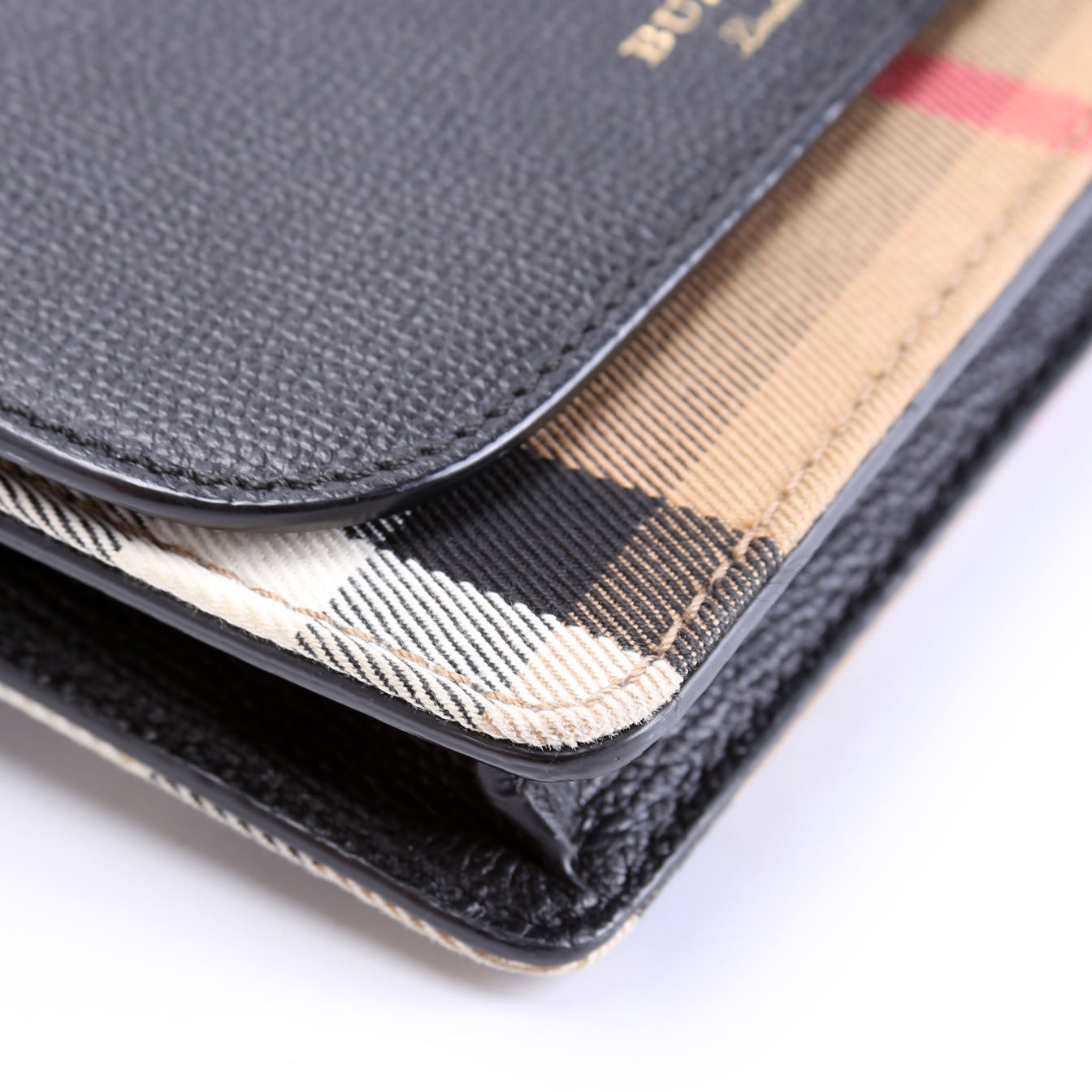 Hampshire Wallet On Chain Leather Black/Brown