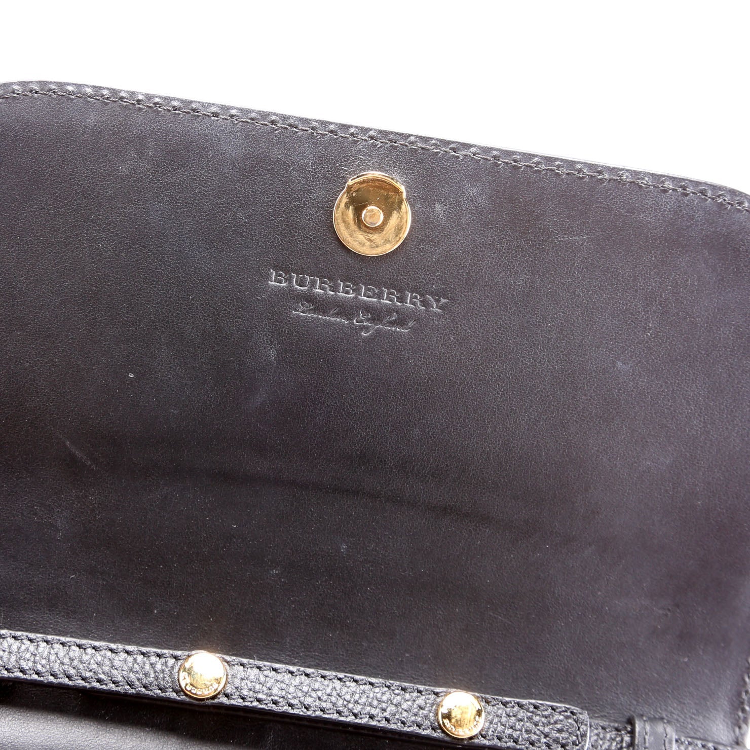 Hampshire Wallet On Chain Leather Black/Brown