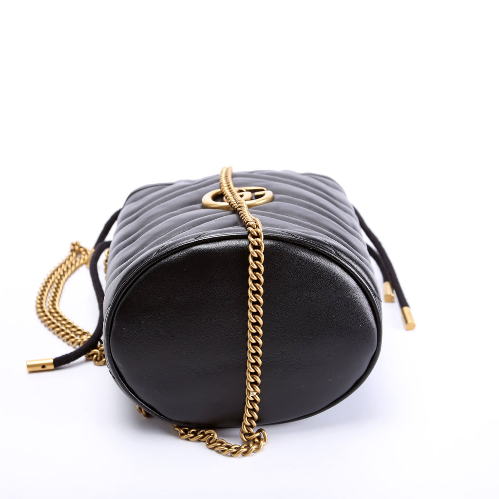 575163 Marmont Mini Bucket Black