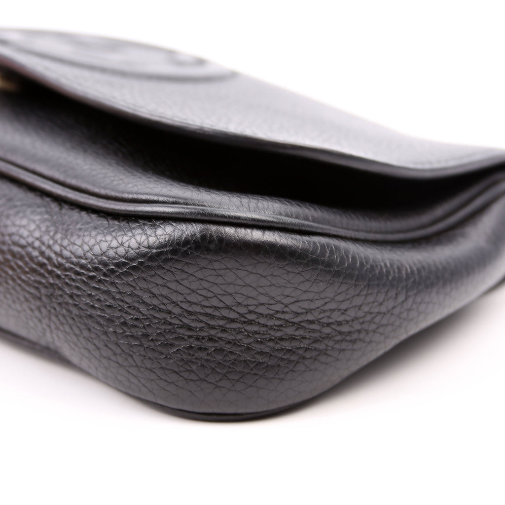 336752 Soho Chain Crossbody Medium Black