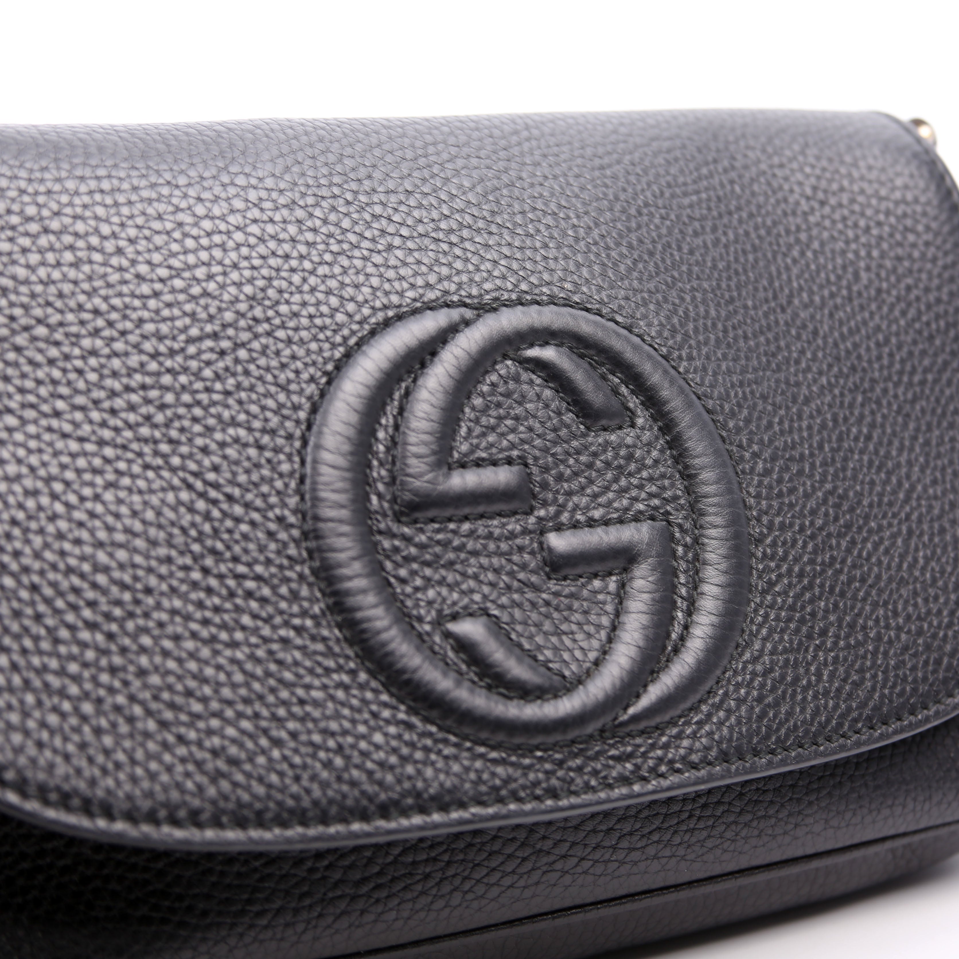 336752 Soho Chain Crossbody Medium Black