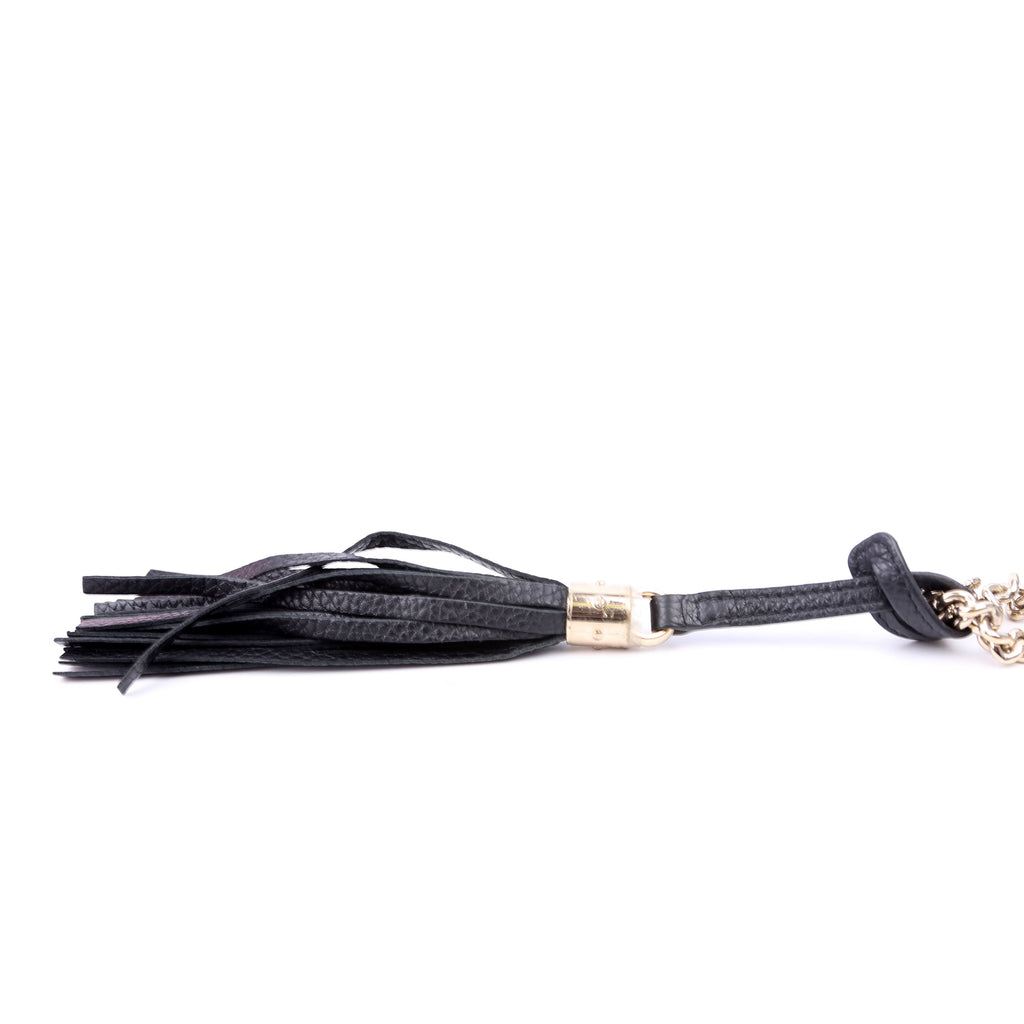 336752 Soho Chain Crossbody Medium Black