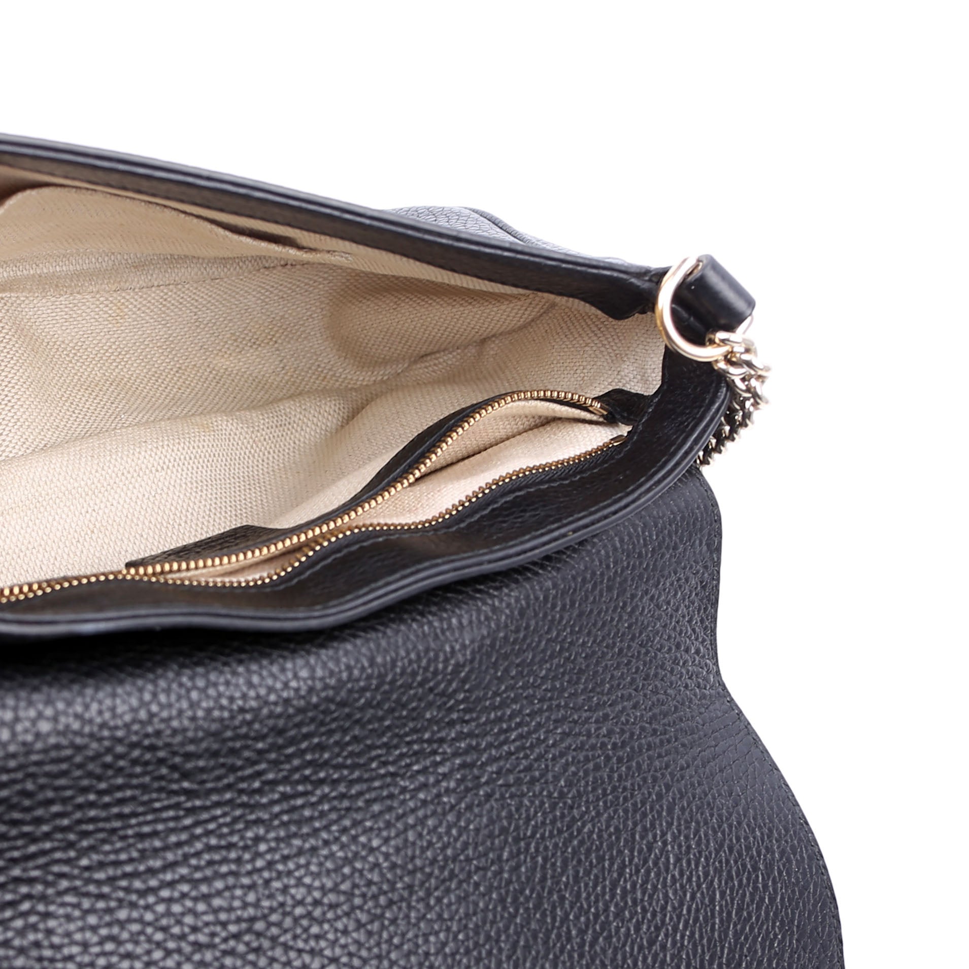 336752 Soho Chain Crossbody Medium Black