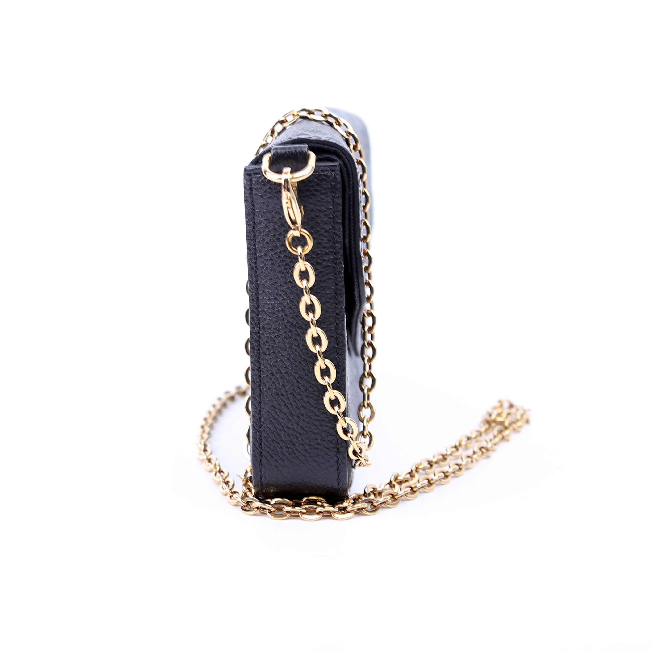 Pochette Felicie Empreinte Black