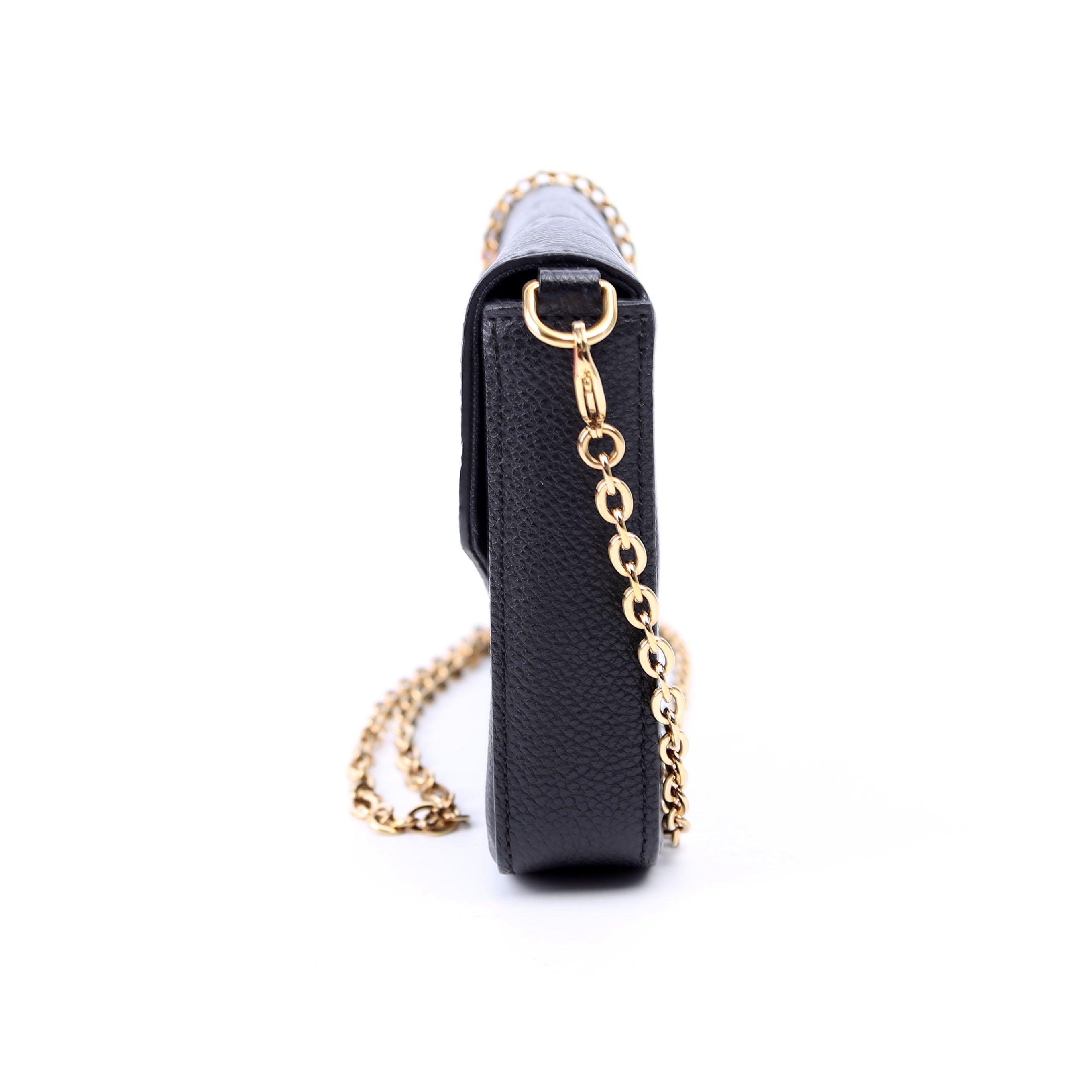 Pochette Felicie Empreinte Black