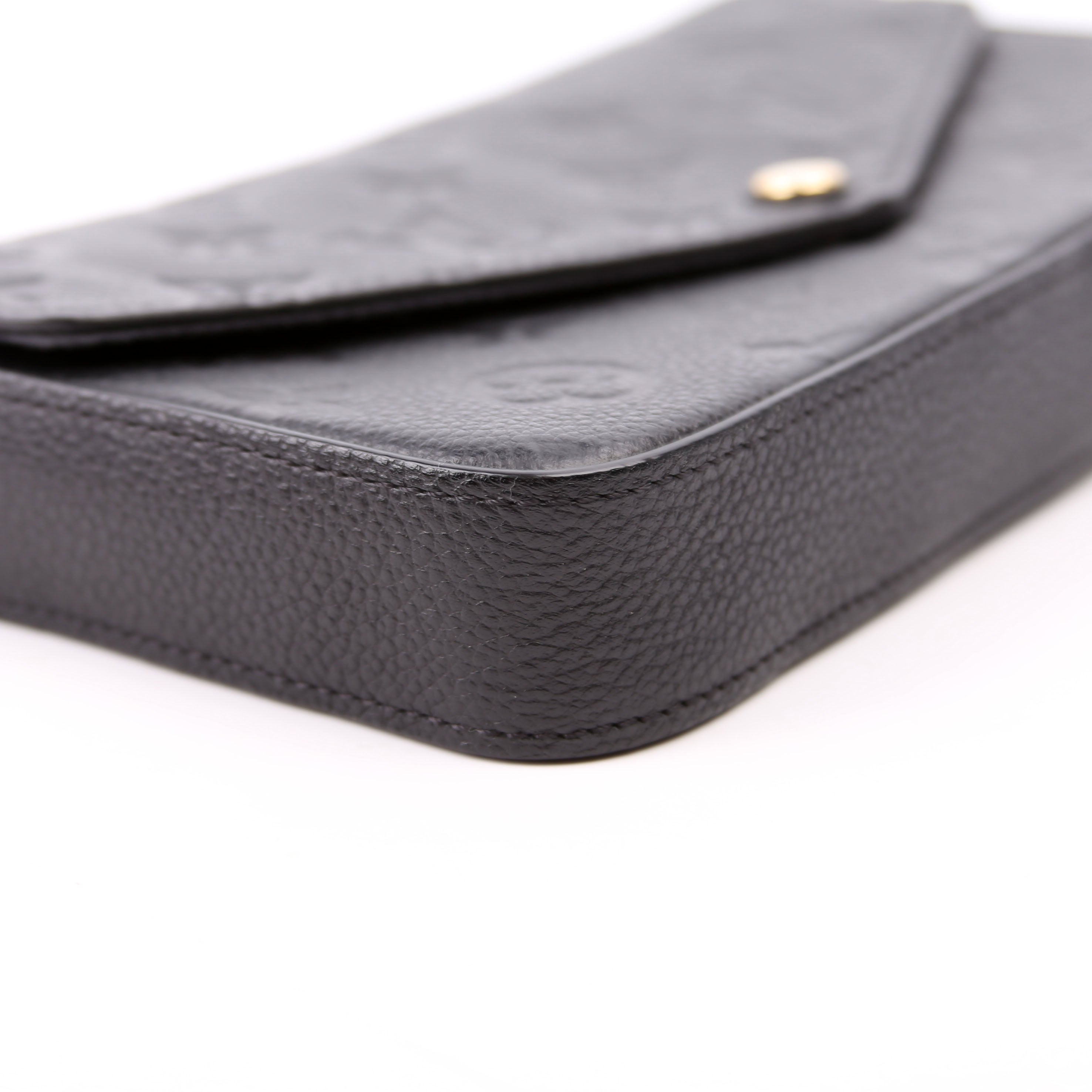 Pochette Felicie Empreinte Black