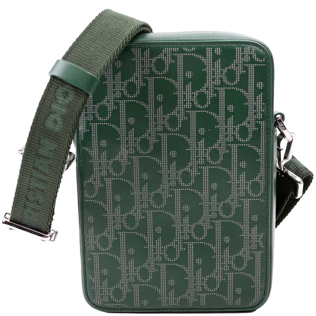 Dior Galaxy World Tour Messenger Perforated Green