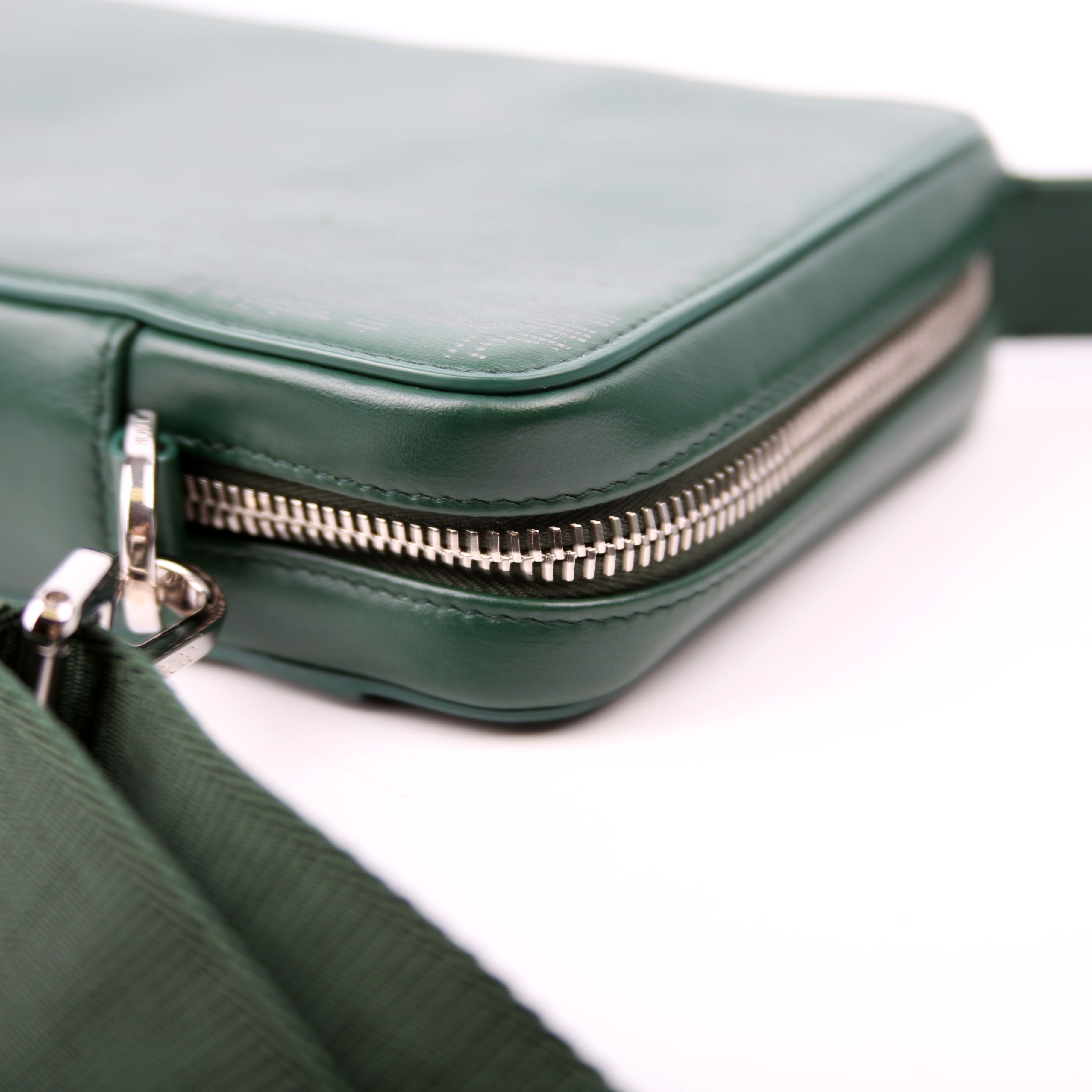 Dior Galaxy World Tour Messenger Perforated Green