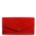 Sarah Wallet Vernis Newer Red