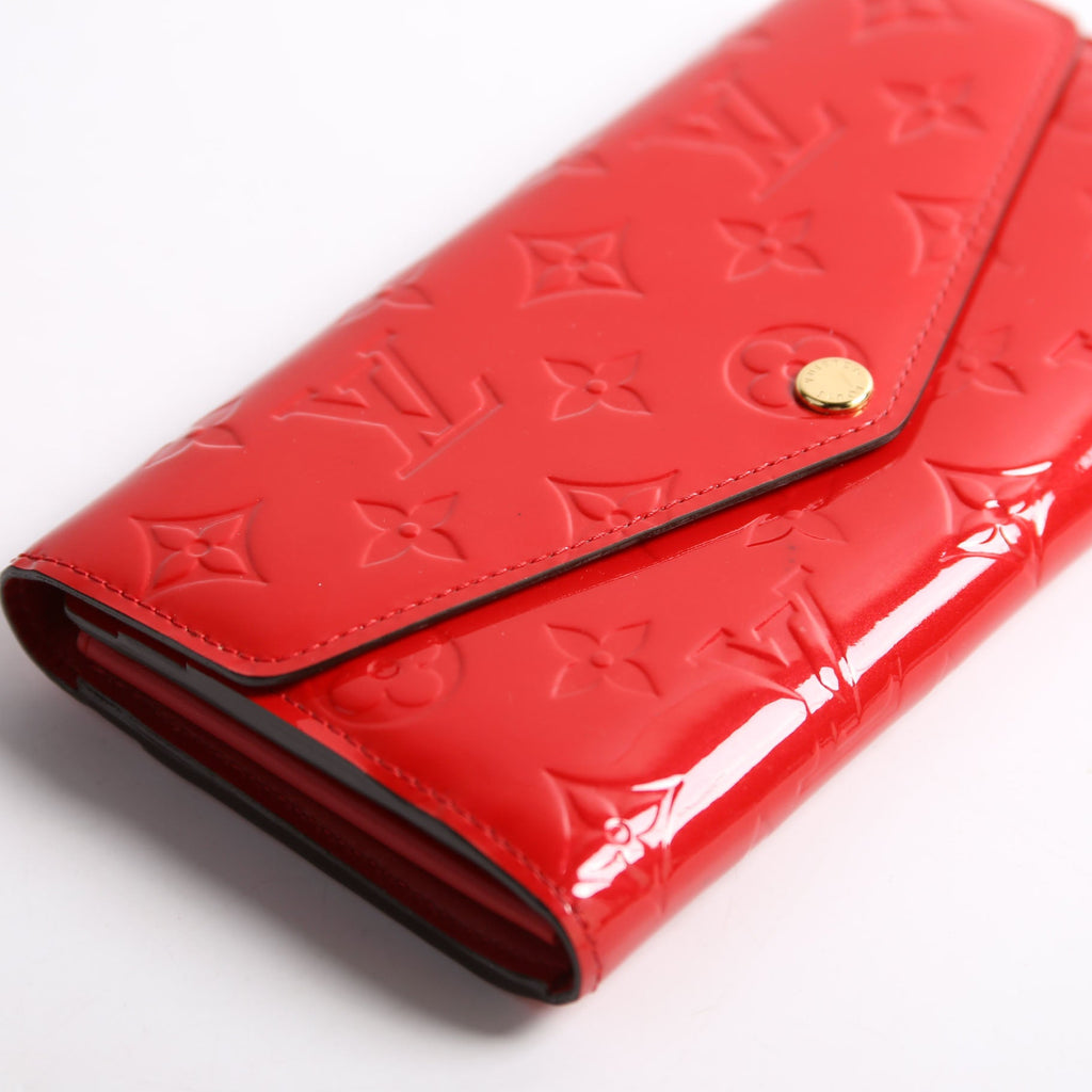 Sarah Wallet Vernis Newer Red