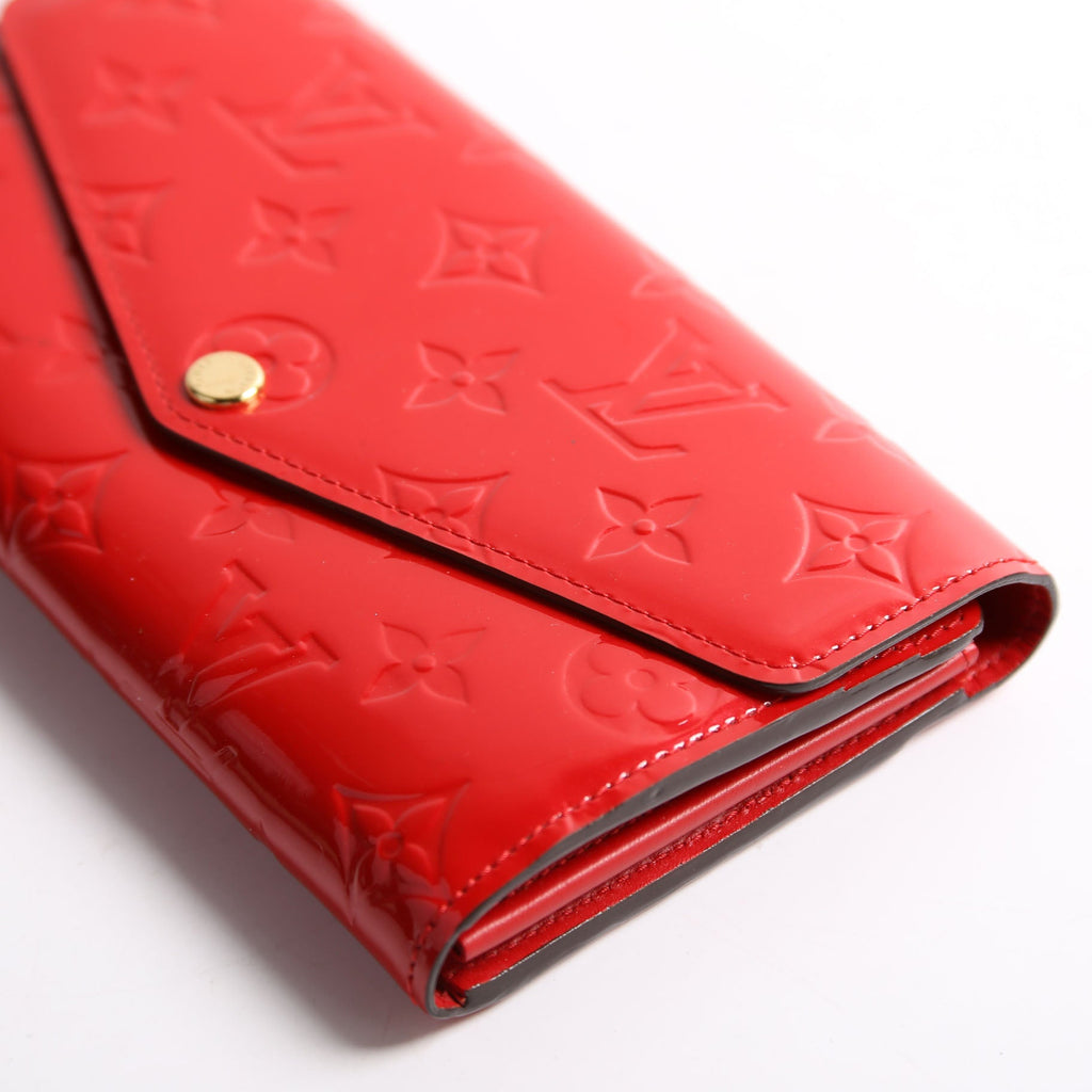 Sarah Wallet Vernis Newer Red