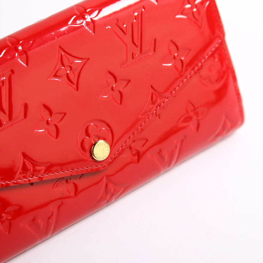 Sarah Wallet Vernis Newer Red