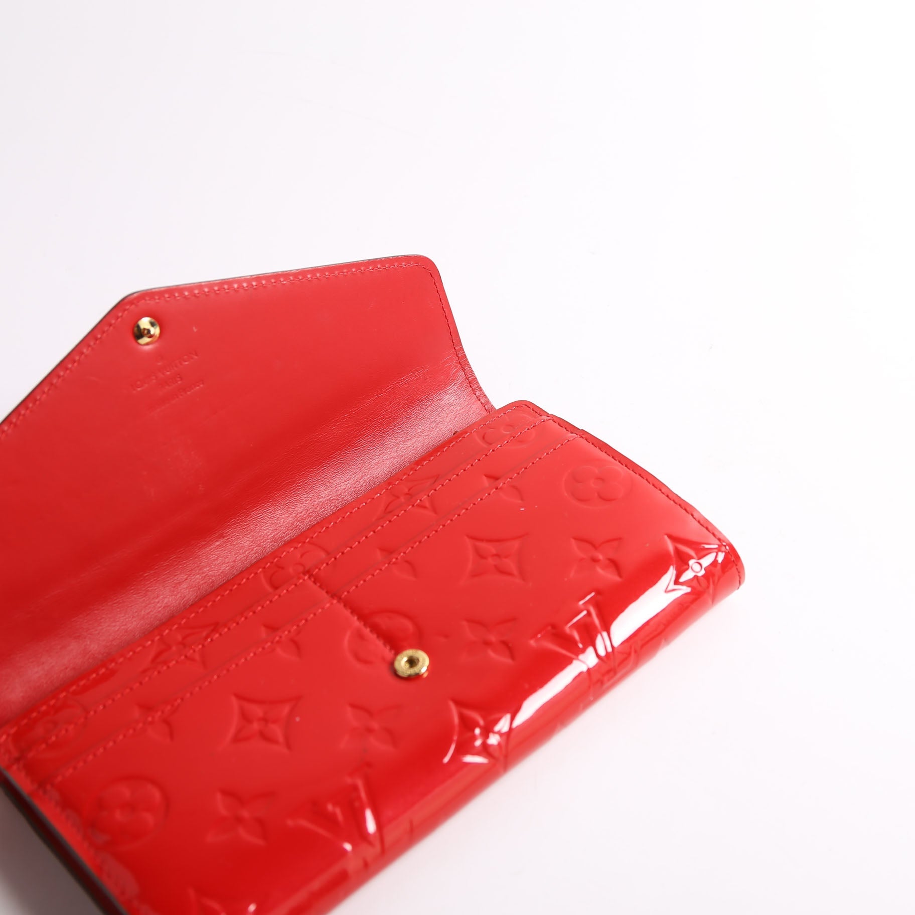 Sarah Wallet Vernis Newer Red