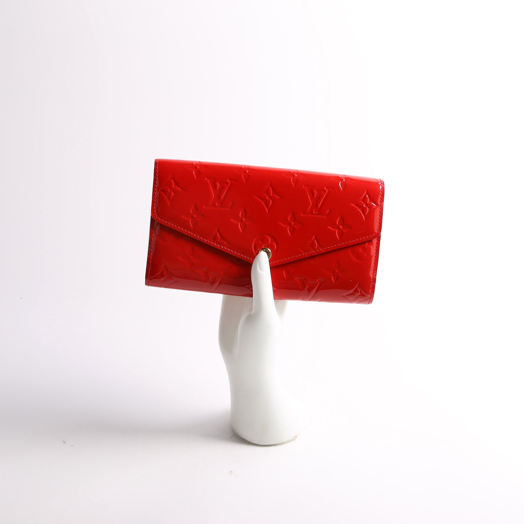 Sarah Wallet Vernis Newer Red