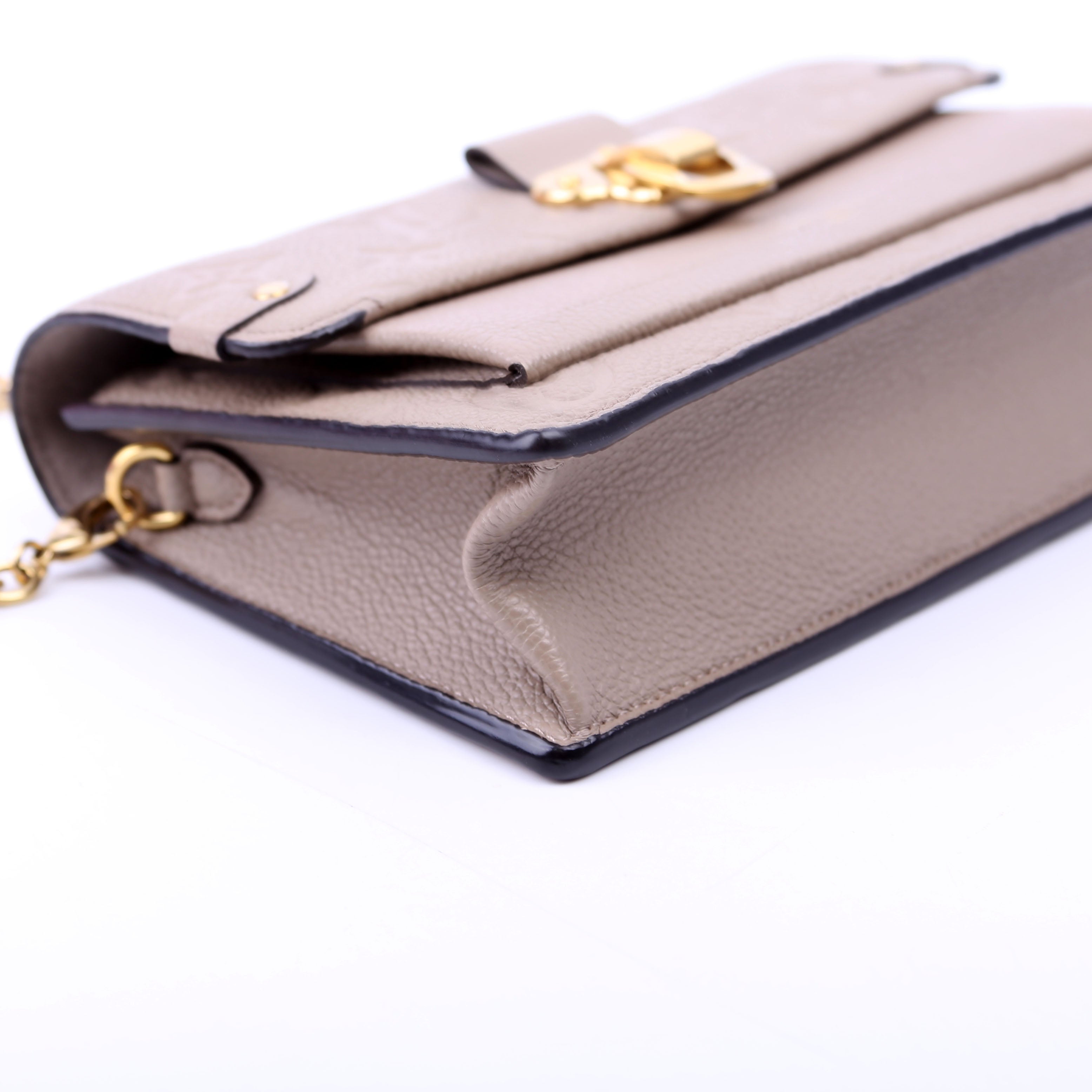 Vavin Chain Wallet Empreinte Taupe